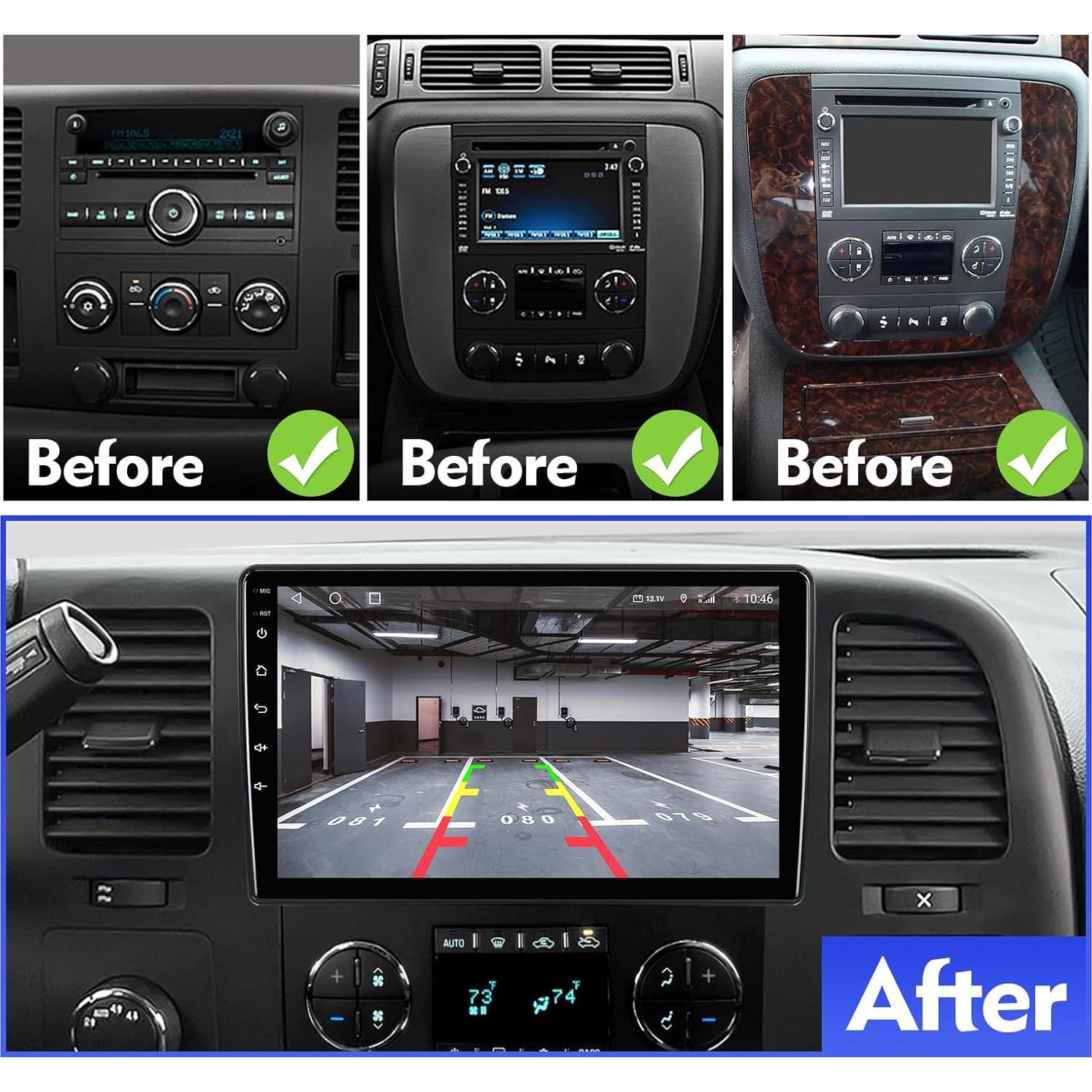 Estéreo de Coche AUMUME 10.1" Android 10 2+32GB Bluetooth