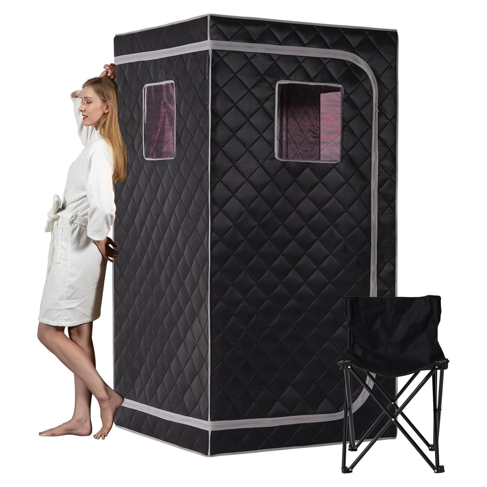 Sauna Infrarroja Portátil Hoolife para 1 Persona 86x169cm