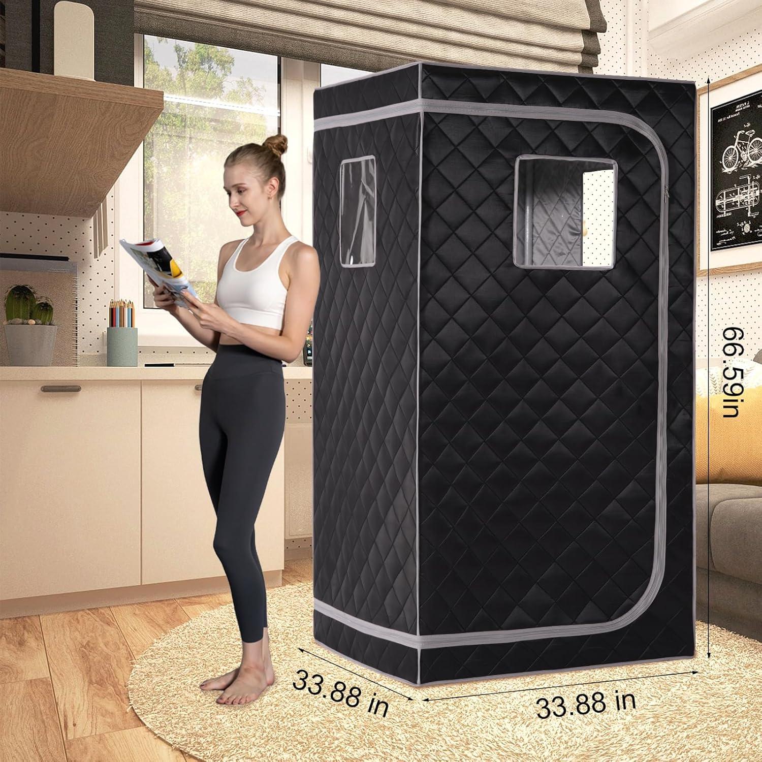 Sauna Infrarroja Portátil Hoolife para 1 Persona 86x169cm