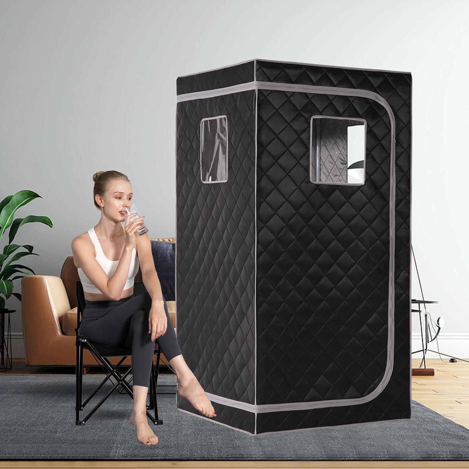 Sauna Infrarroja Portátil Hoolife para 1 Persona 86x169cm