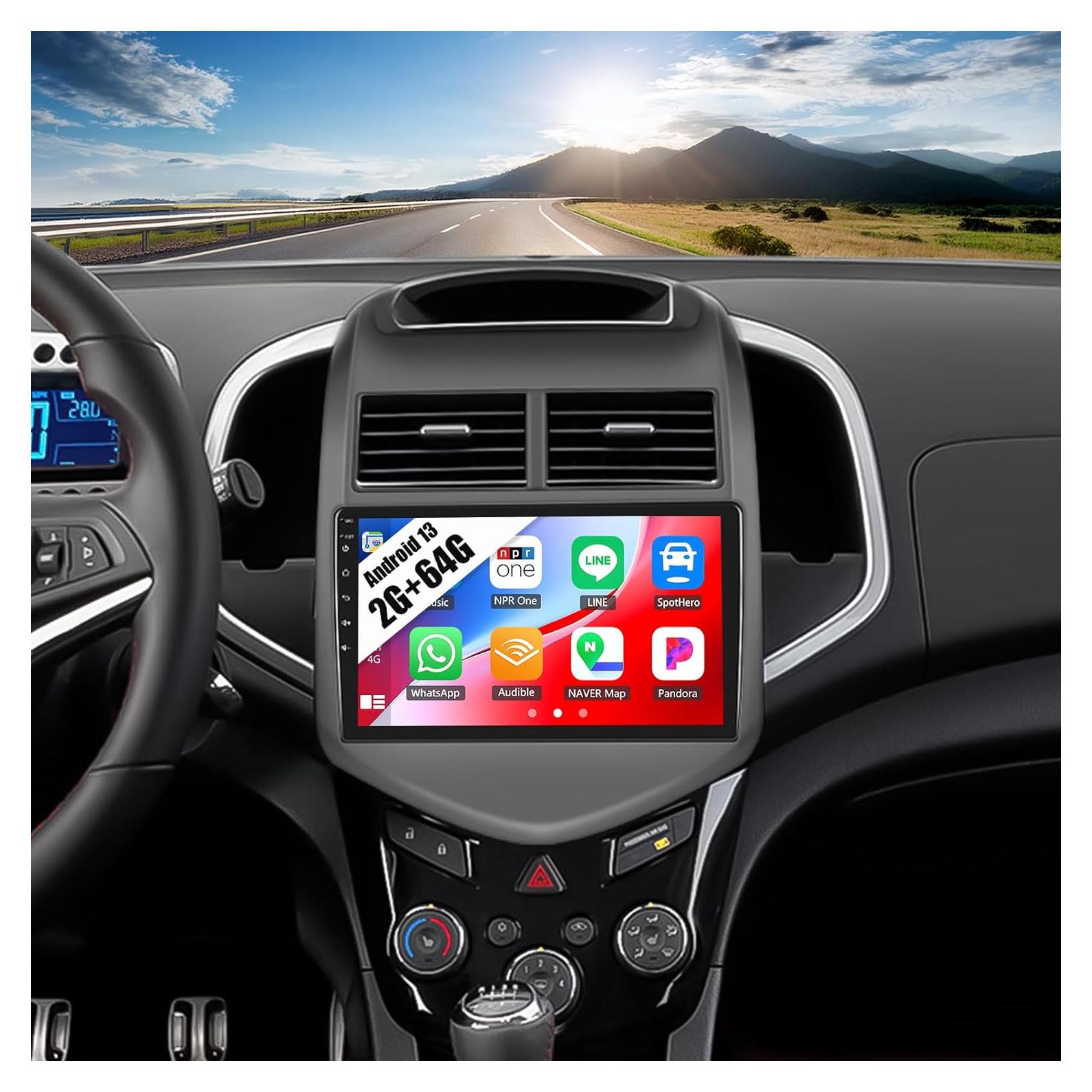 Estéreo de Coche Android SIXWIN A7305 para Chevy Sonic 2011-2015 9"