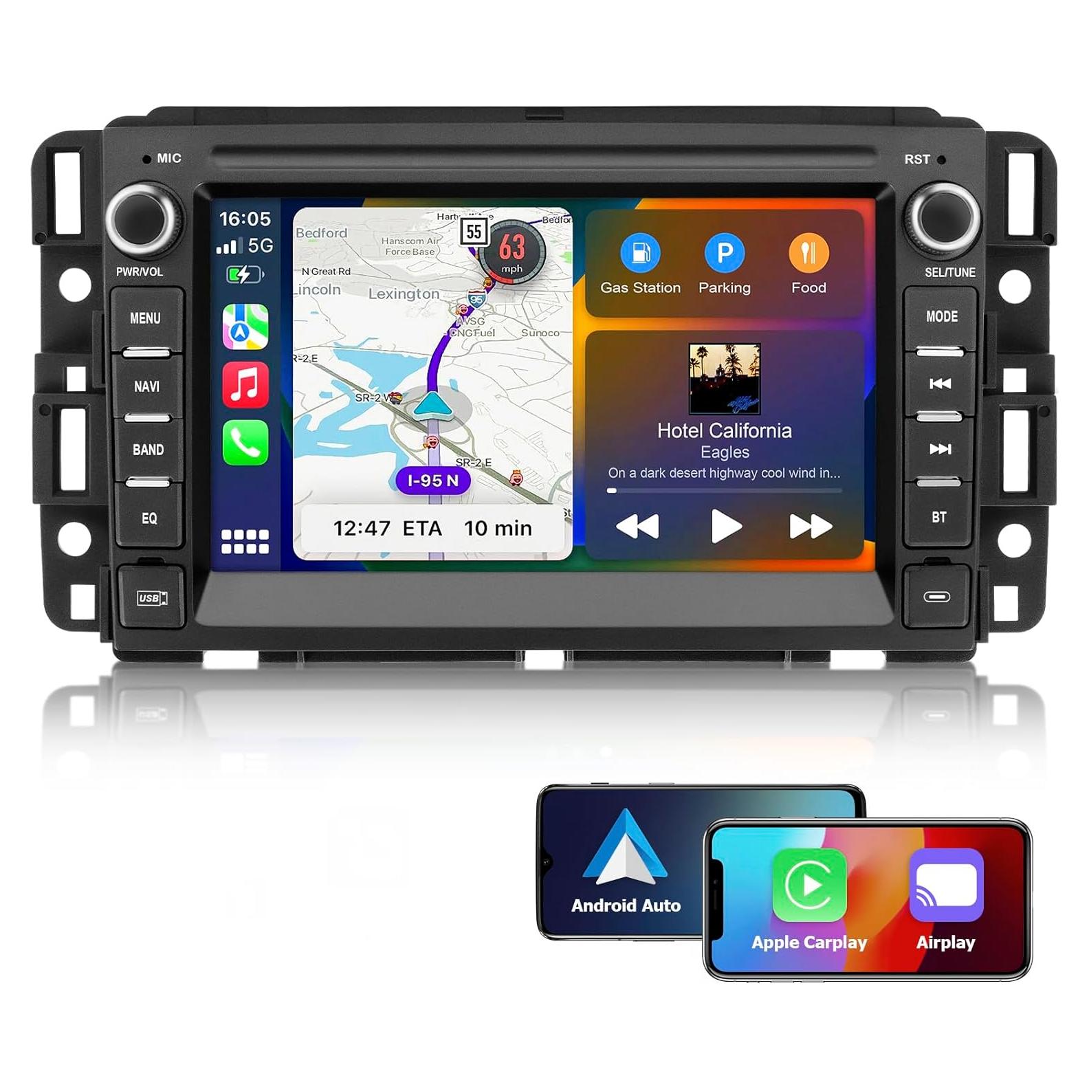 Estéreo de Coche KOBANOICA con Carplay y Android Auto 7"