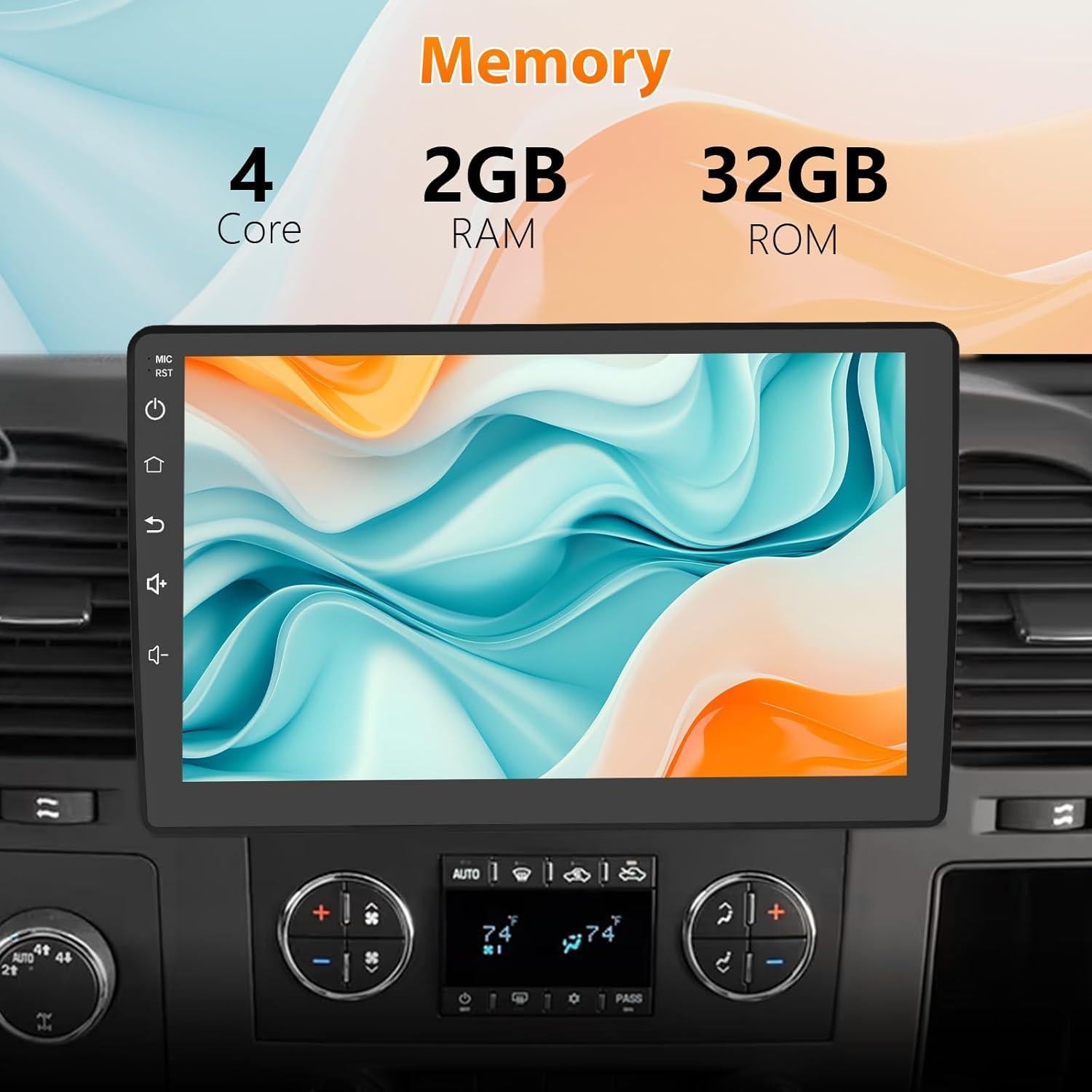 Radio Estéreo de Coche AWESAFE 10" con CarPlay y Android Auto