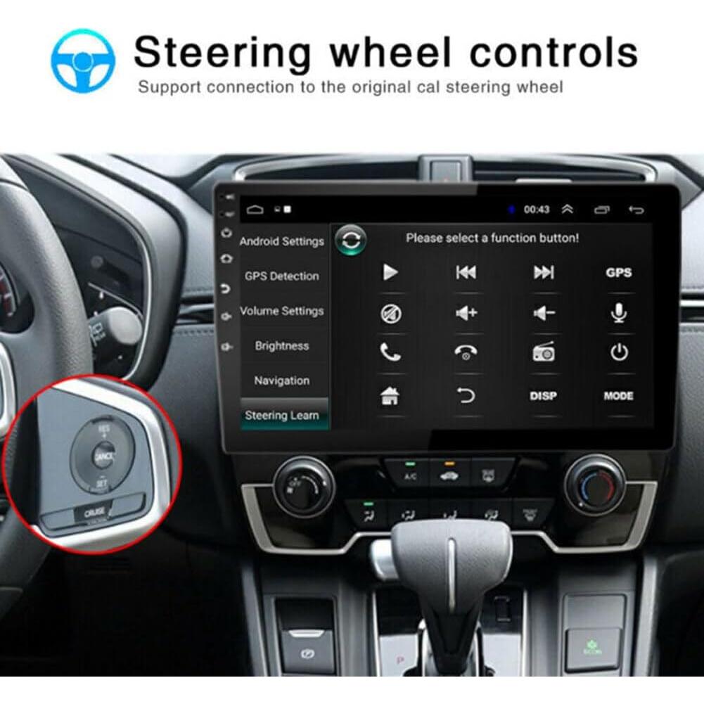 Estéreo Doble Din 8" Ikasus Android 13 con CarPlay y GPS