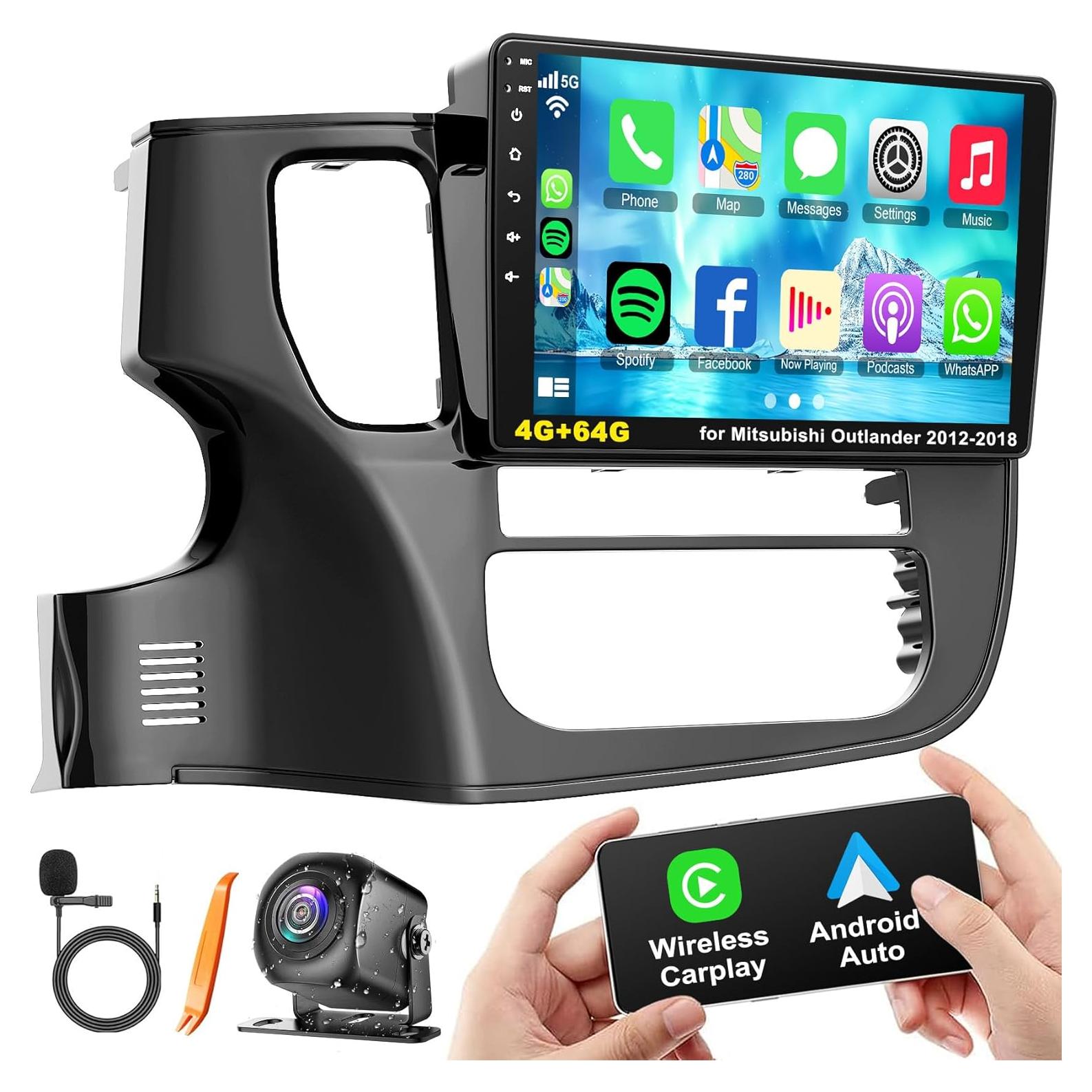 Radio de Coche Focarado para Mitsubishi Outlander 2012-2018 10"