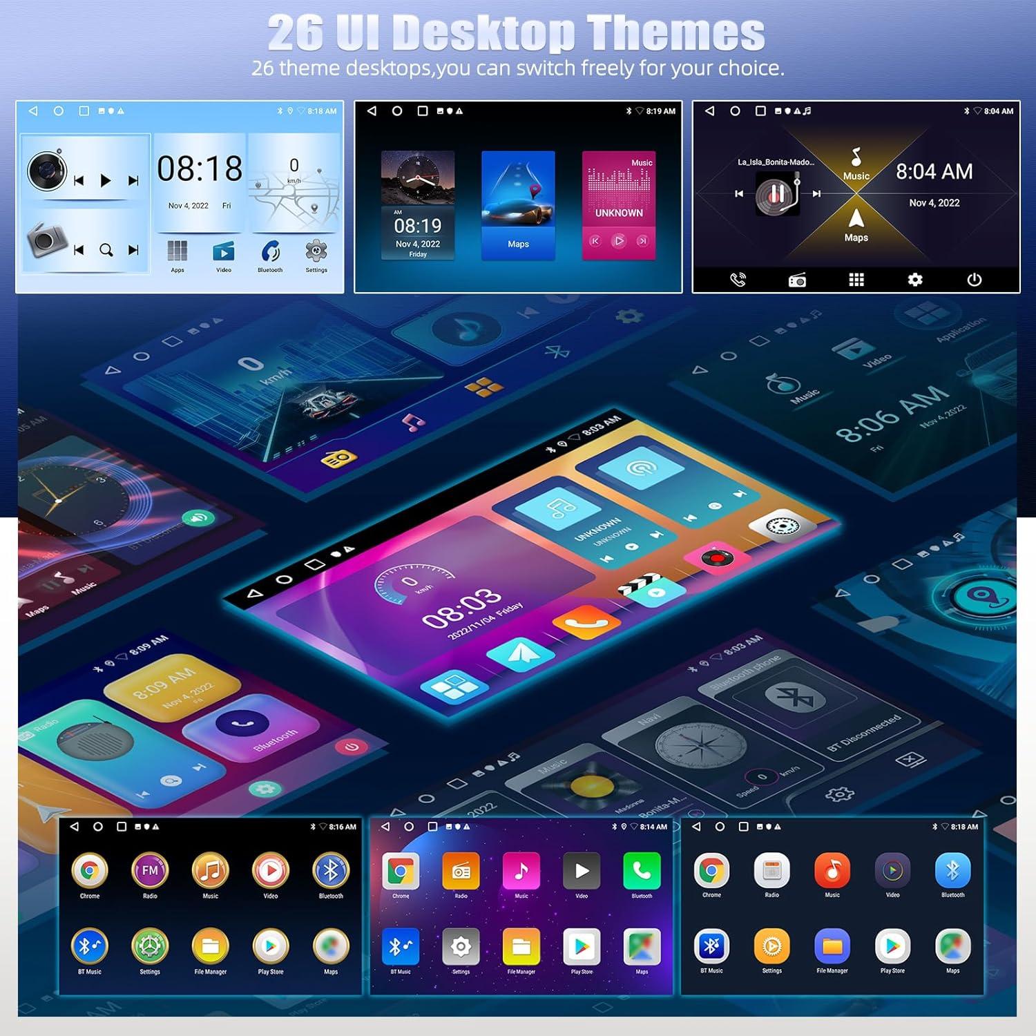 Radio Estéreo de Coche GOHHDL 10.1" Android 15 para Honda Civic 2006-2011