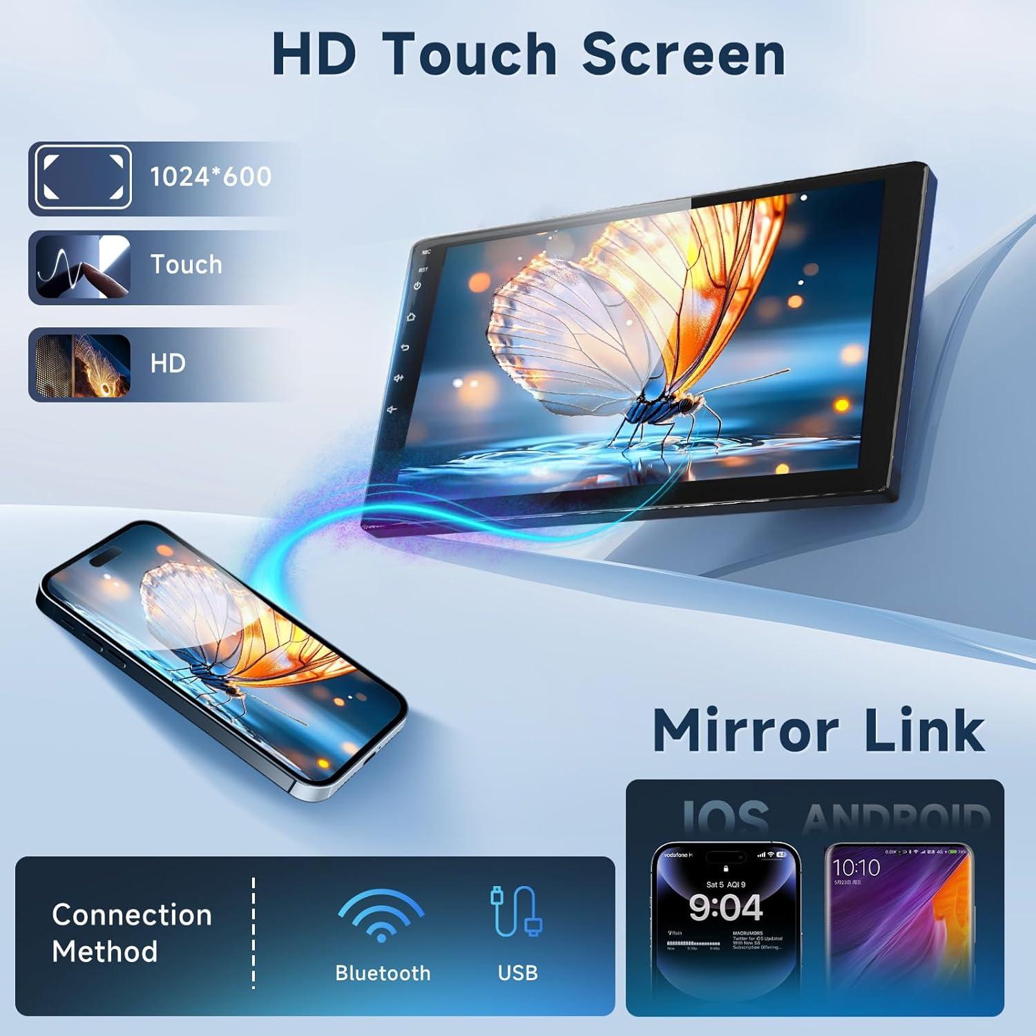 Estéreo de Coche Android 13 VECHTEL 9" 2GB 64GB para Honda Civic