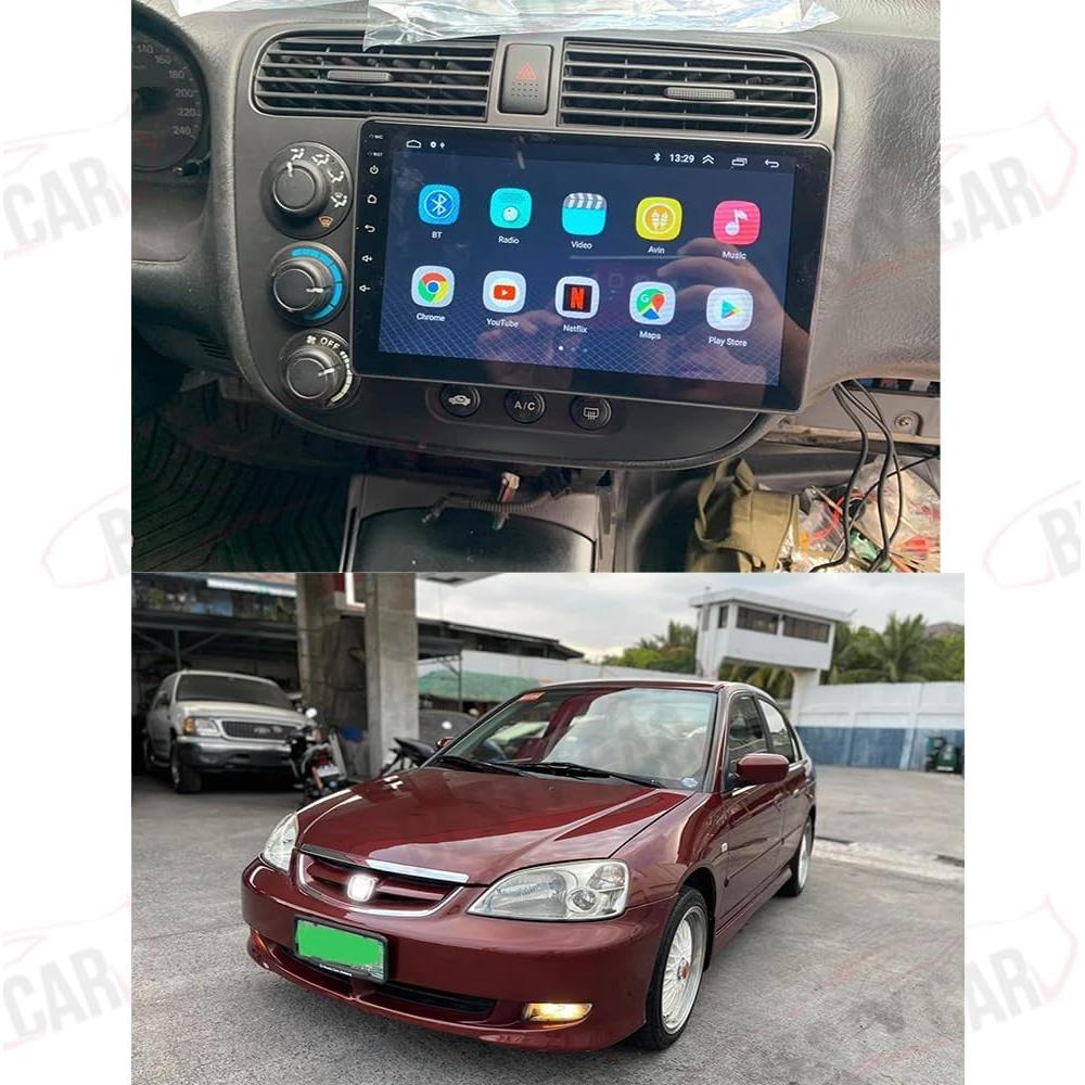 Marco de Fascia Doble DIN 9" Honda Civic 2001-2006 Bestycar