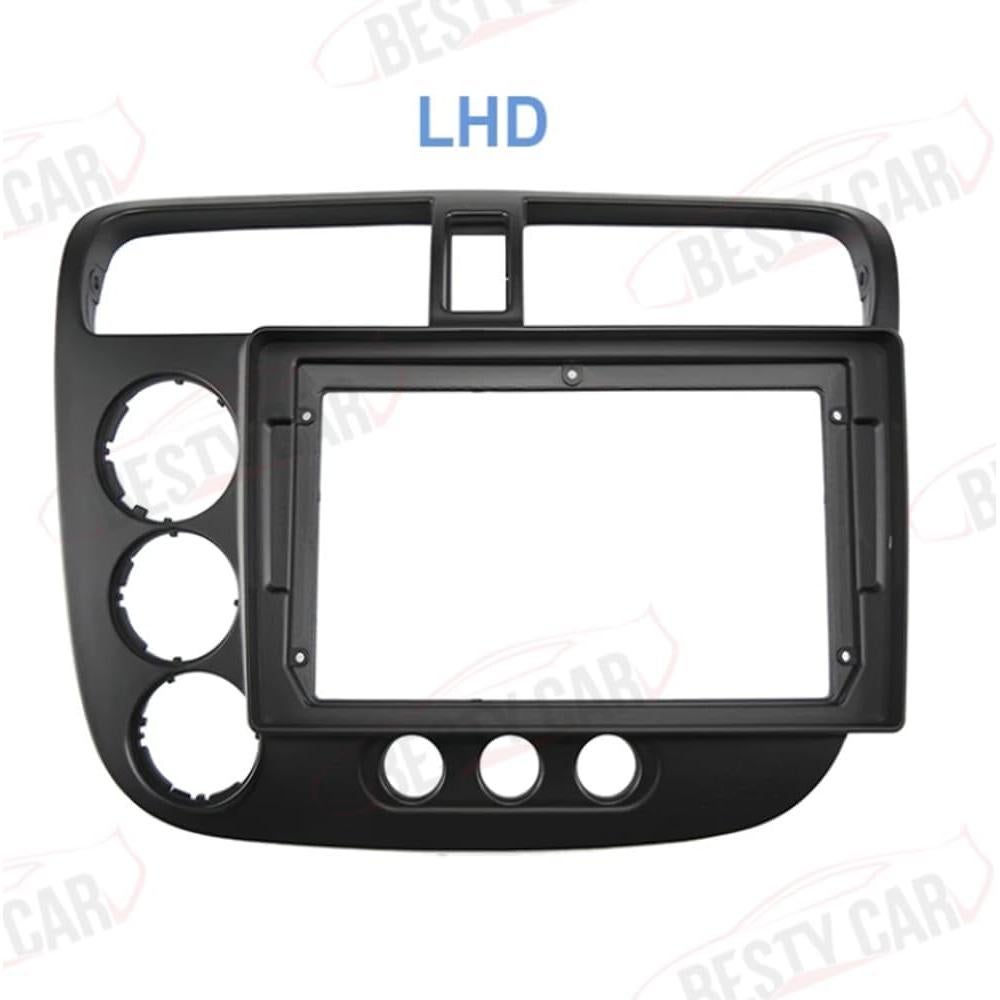 Marco de Fascia Doble DIN 9" Honda Civic 2001-2006 Bestycar
