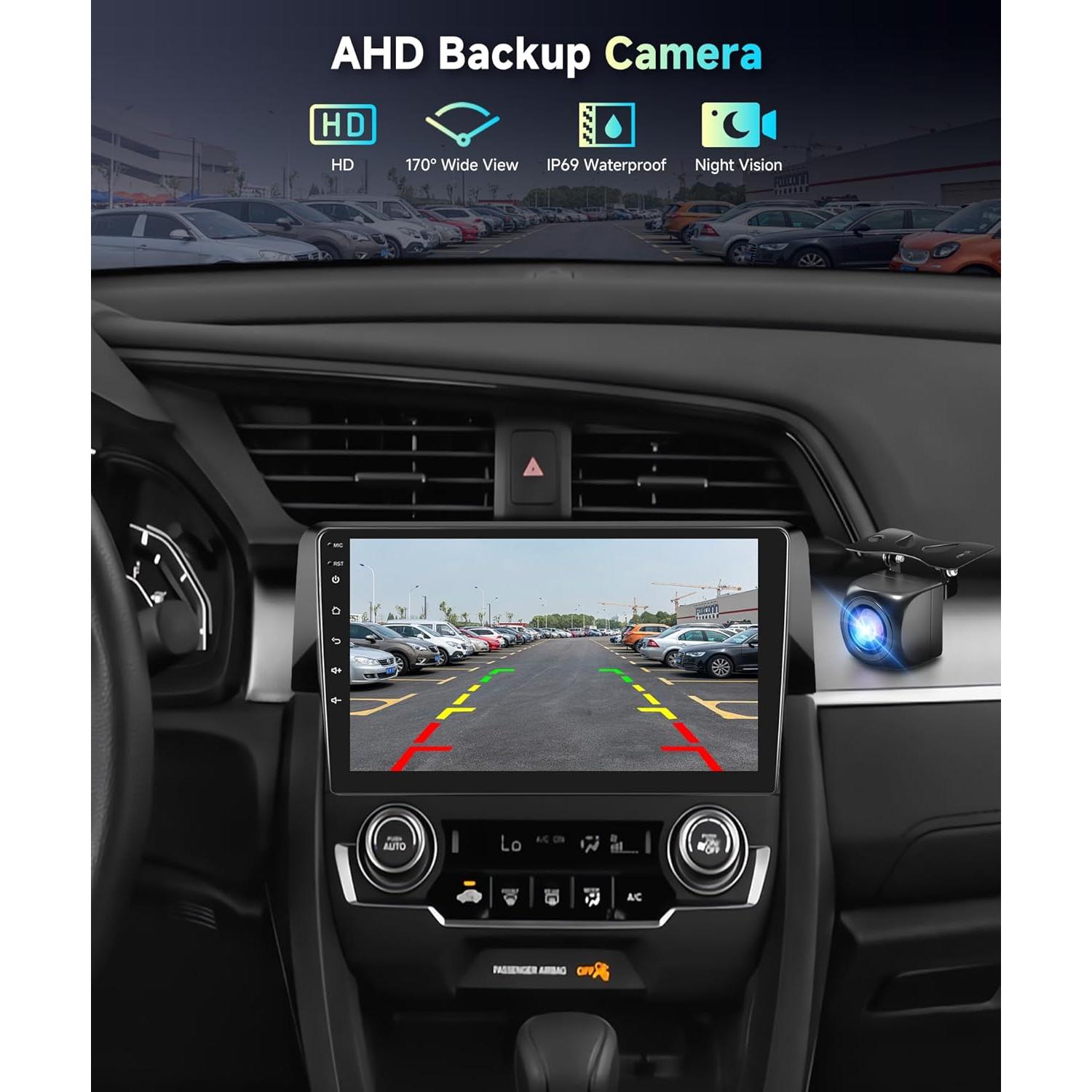 Estéreo de Coche Android 2G+64G MAHVEC para Honda Civic 2016-2020