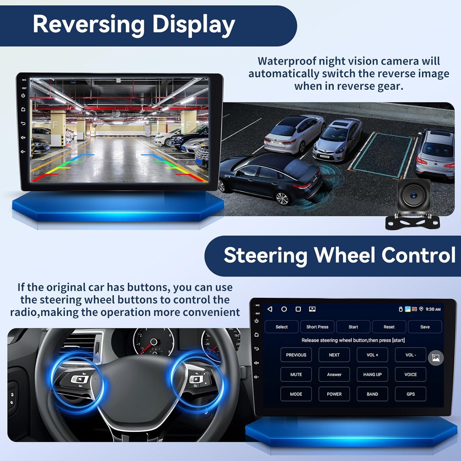 Estéreo de coche GOHHDL Android 15 para Honda Civic 1996-2001 9"