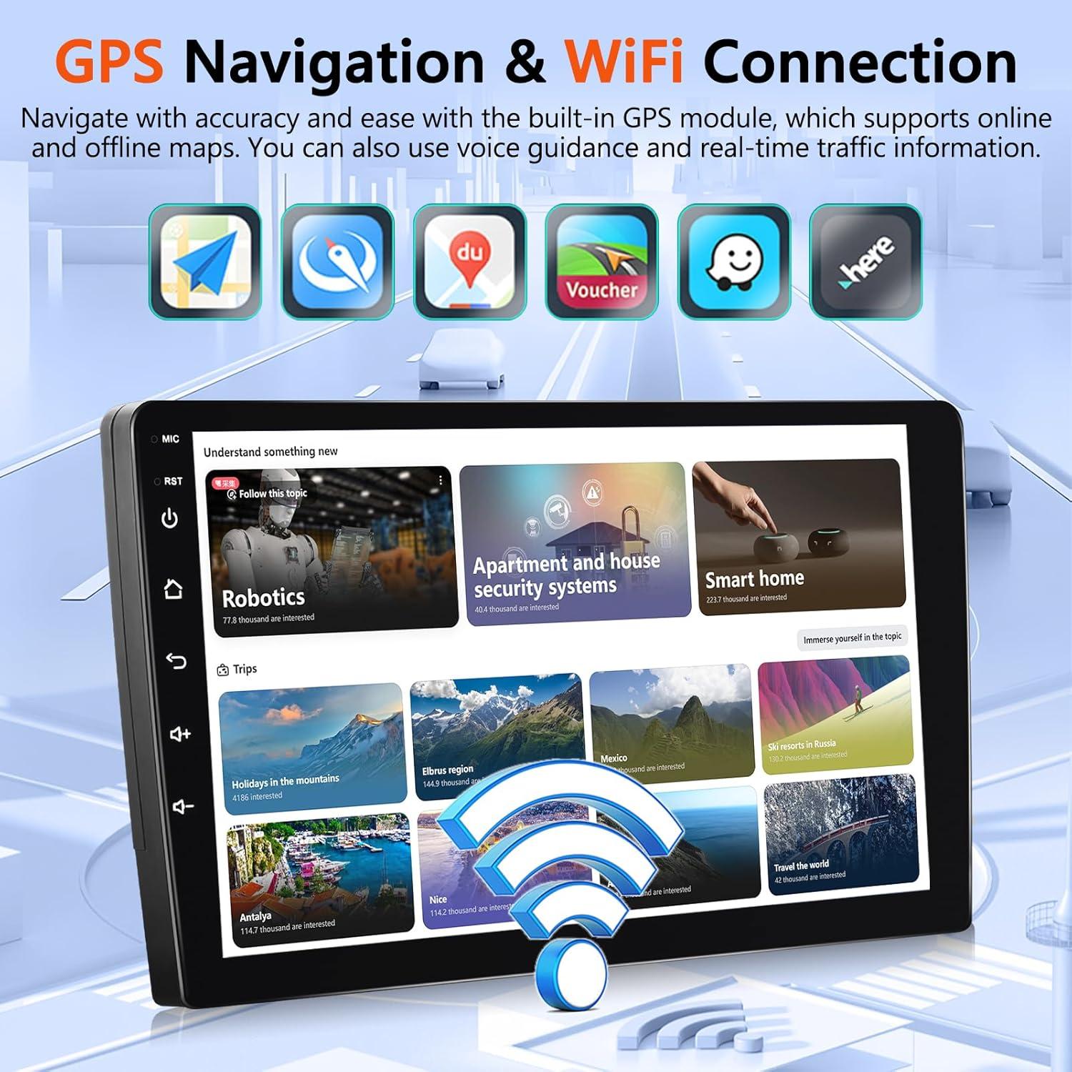 Estéreo de Coche Motorsi para Honda Civic 1996-2001 9" CarPlay