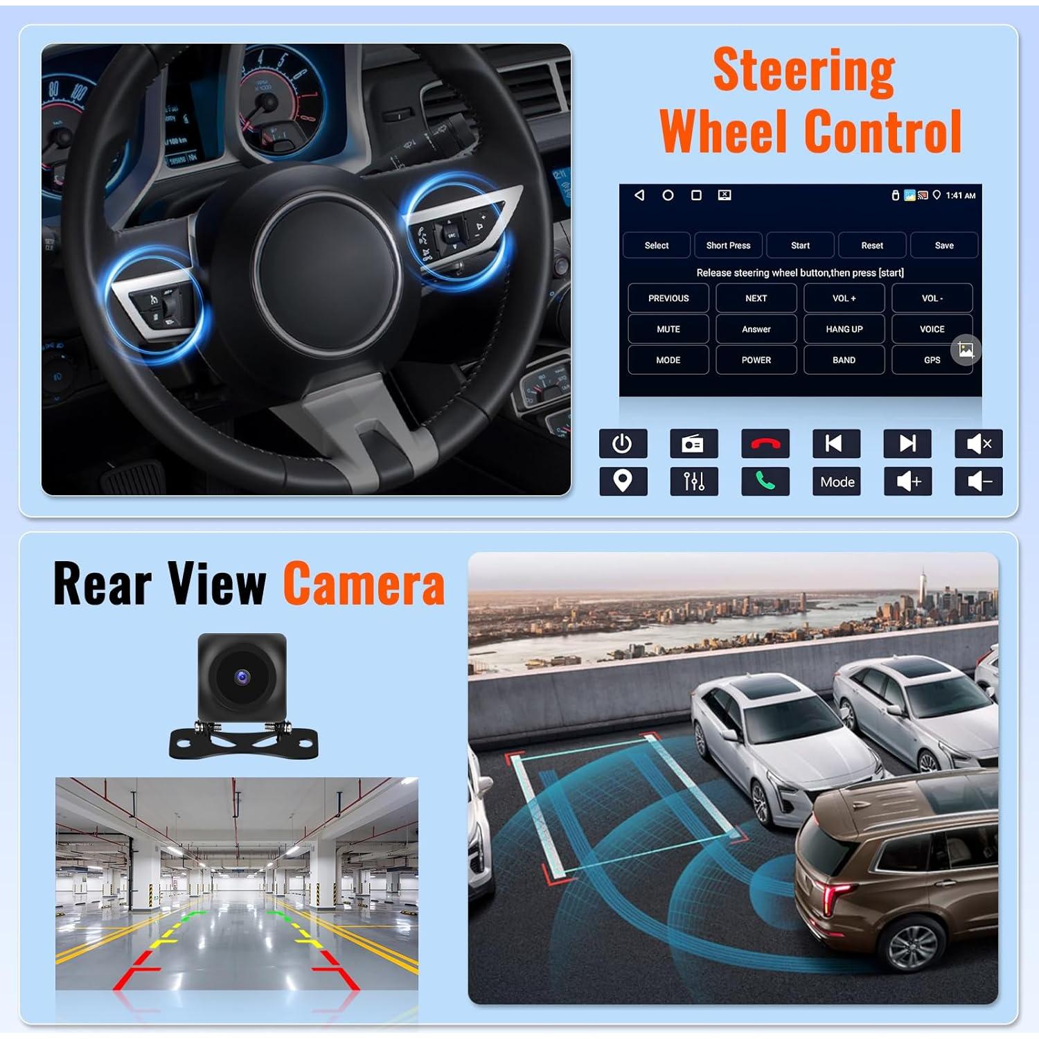 Radio Android 9" Realdio para Honda Civic 2001-2005 4+64GB