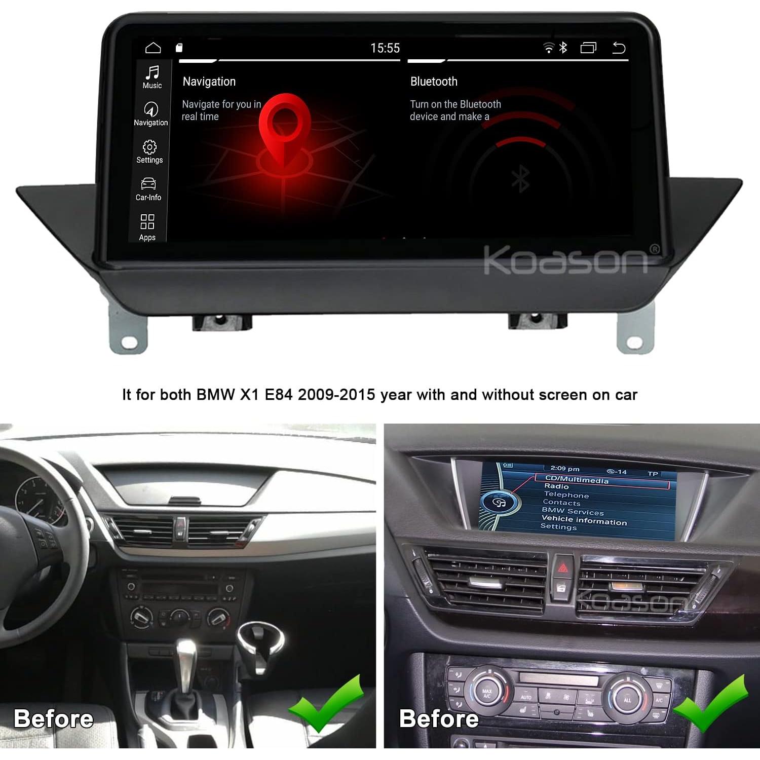 Estéreo de Coche Koason 10.25" para BMW X1 E84 (2009-2015) GPS