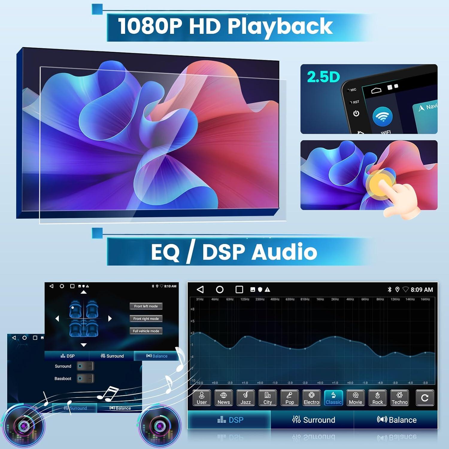 Radio de Coche Android 9" para Mercedes ML350 GL450 2005-2011