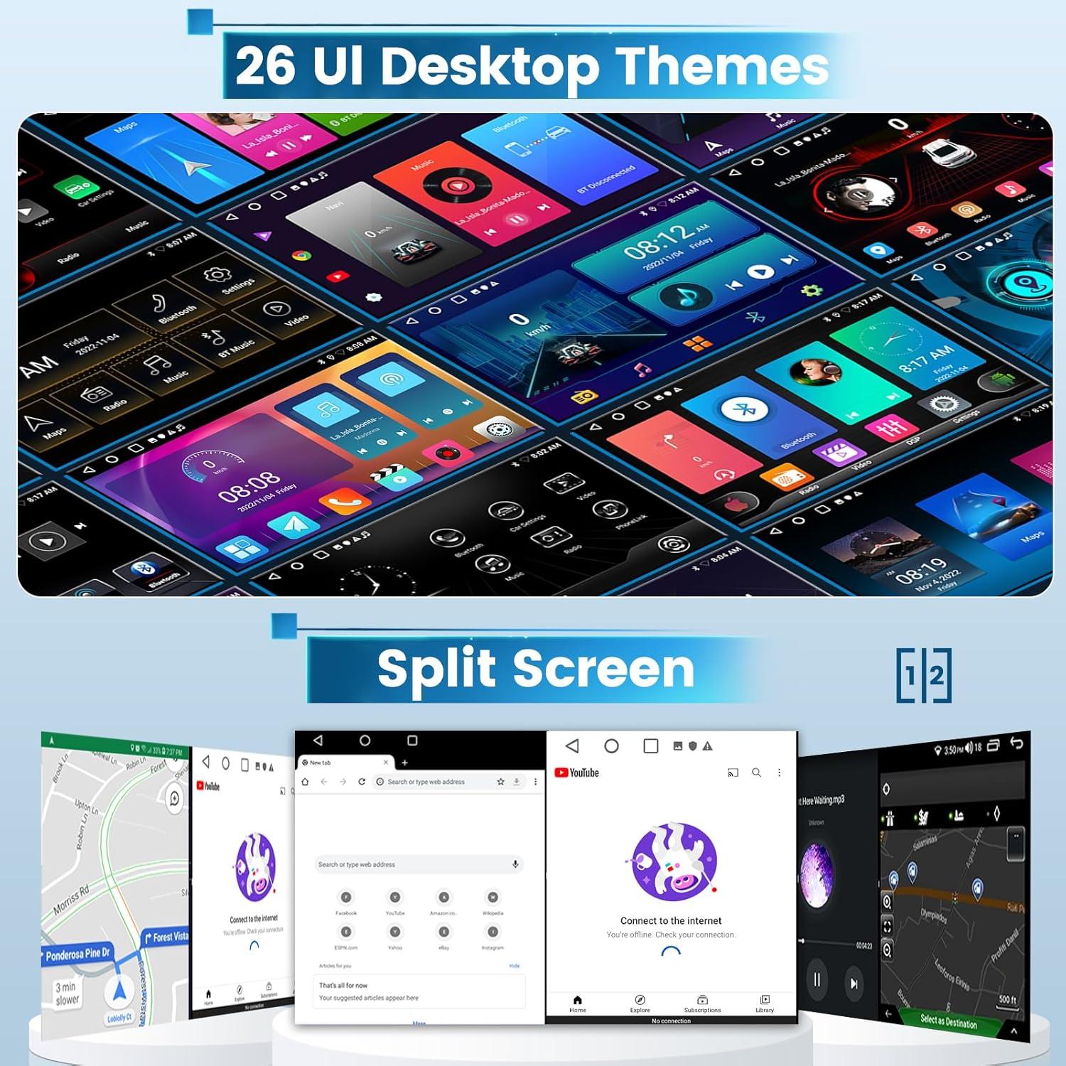 Radio de Coche Android 9" para Mercedes ML350 GL450 2005-2011