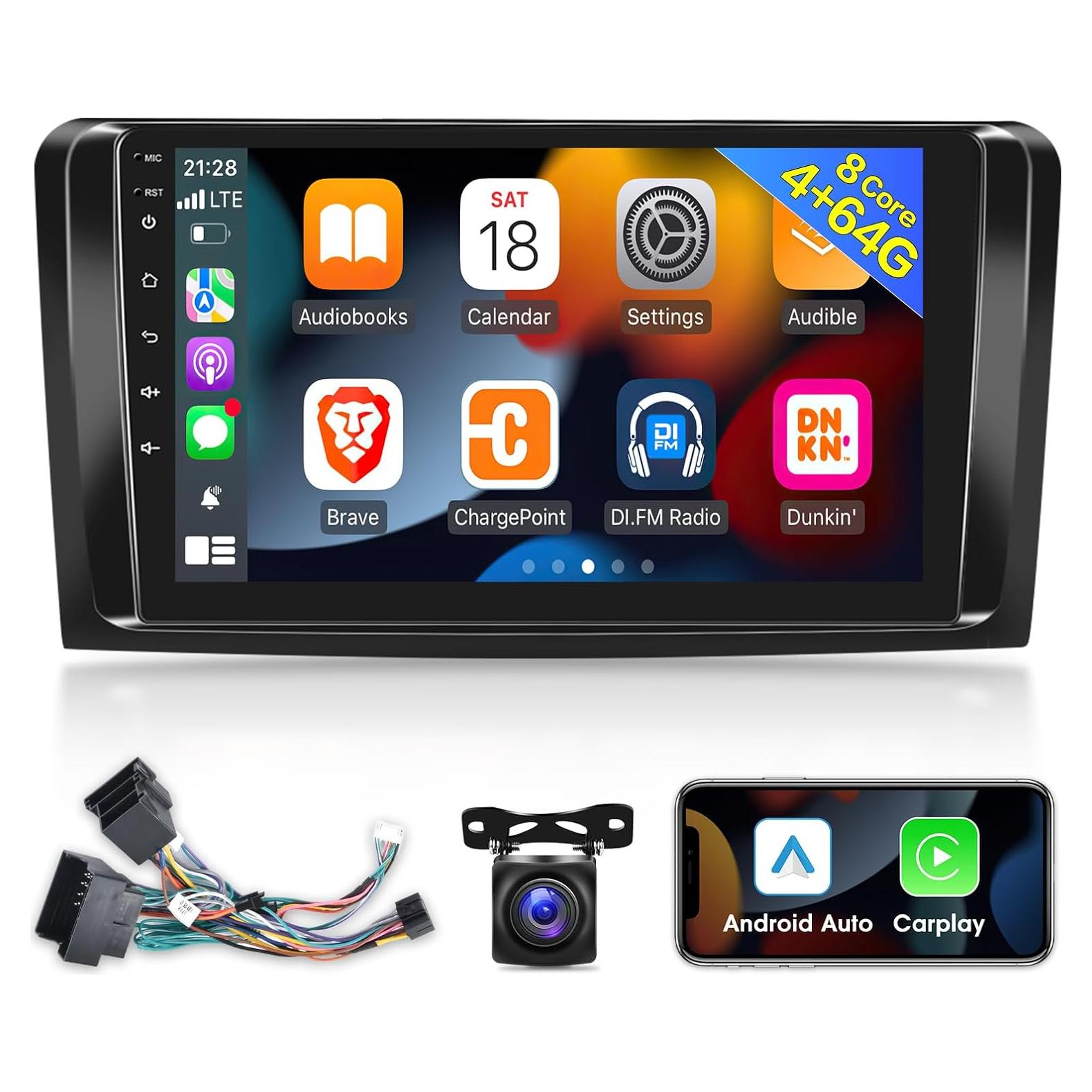Radio de Coche Android 4G EKAT para Mercedes Benz GL ML 2005-2011