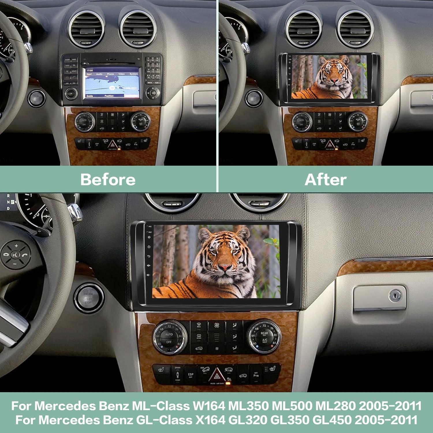 Radio de Coche Android 4G EKAT para Mercedes Benz GL ML 2005-2011