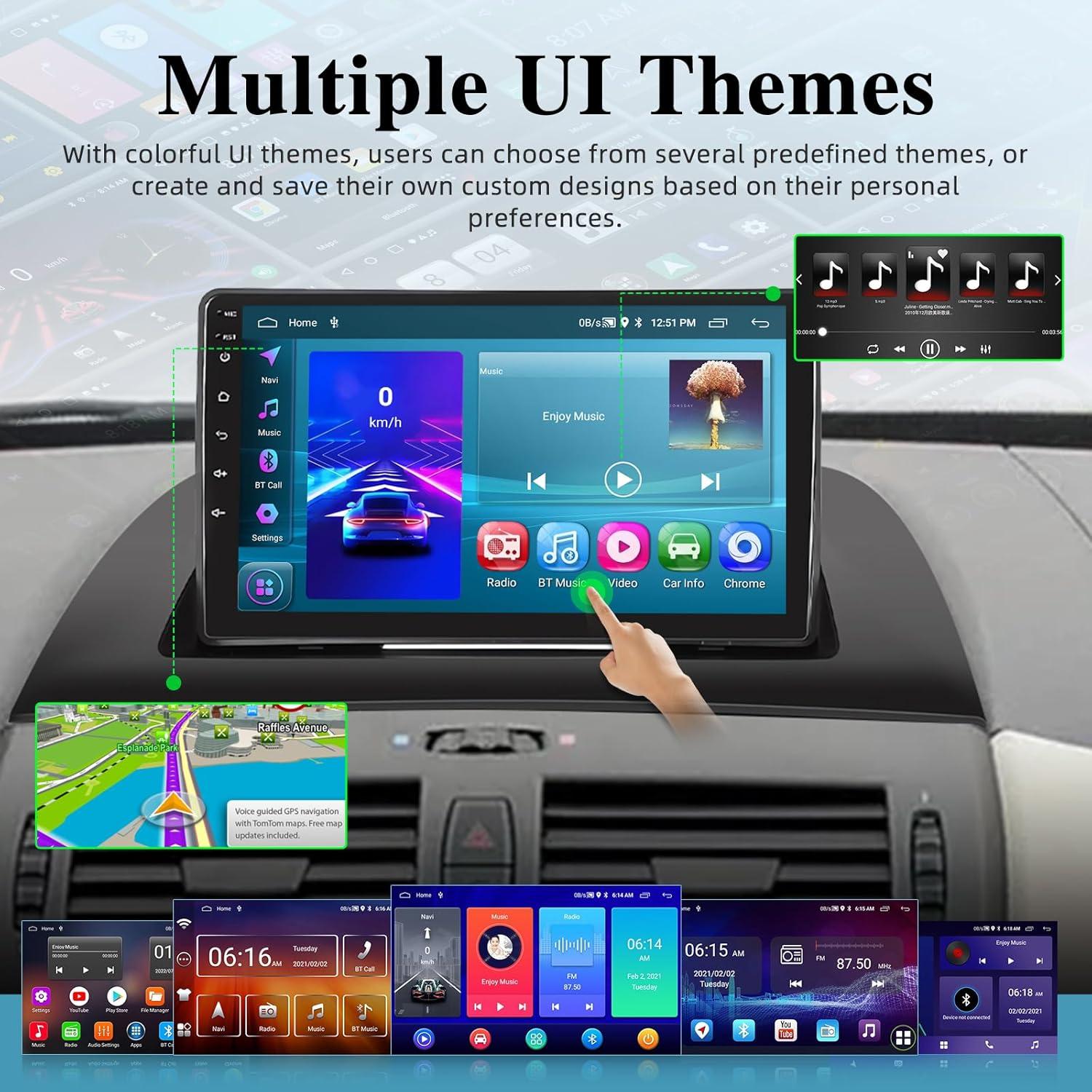 Estéreo Android NHOPEEW 9" para BMW X3 E83 2004-2012