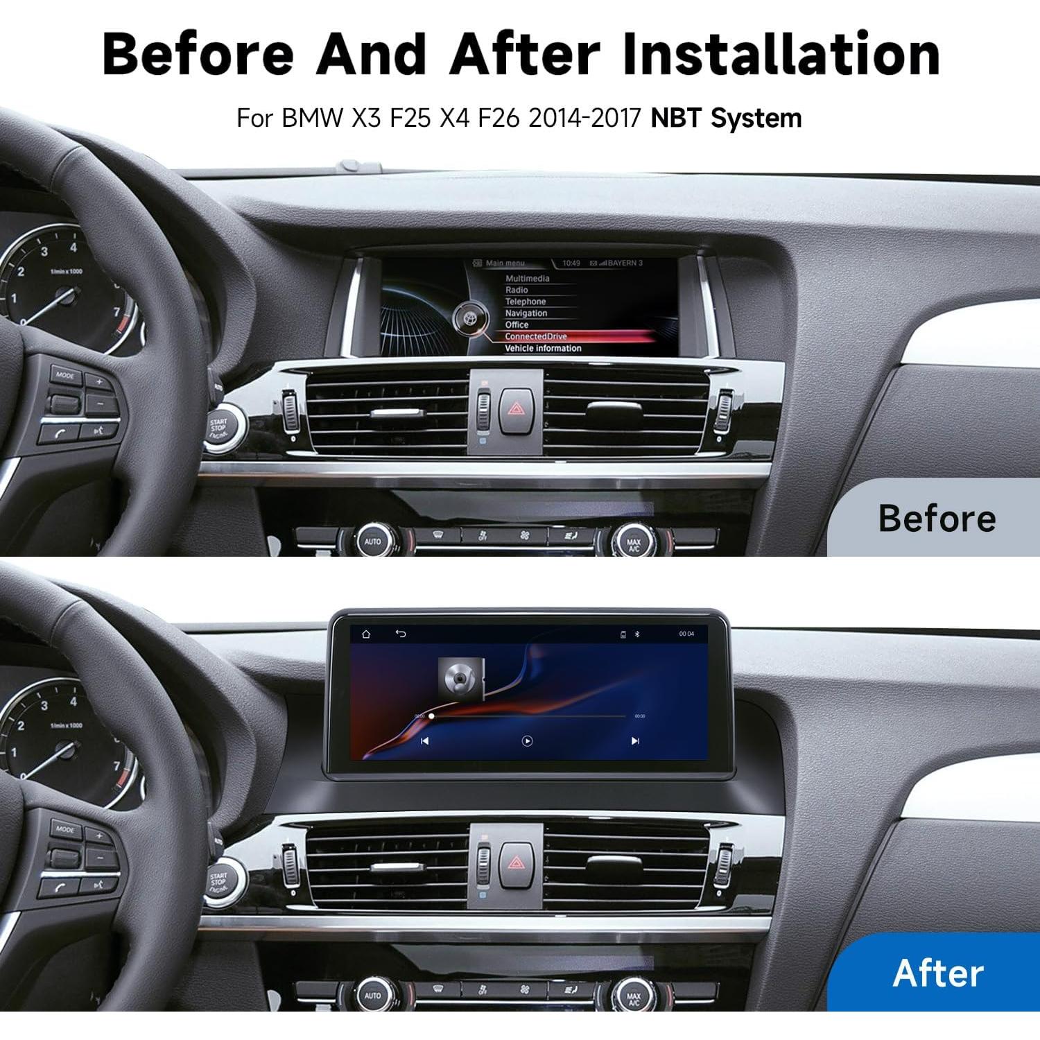 Reproductor Estéreo Multimedia ZBARK para BMW X3/X4 2014-2017