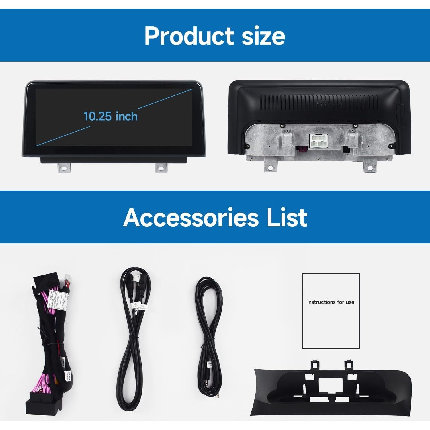 Reproductor Estéreo Multimedia ZBARK para BMW X3/X4 2014-2017