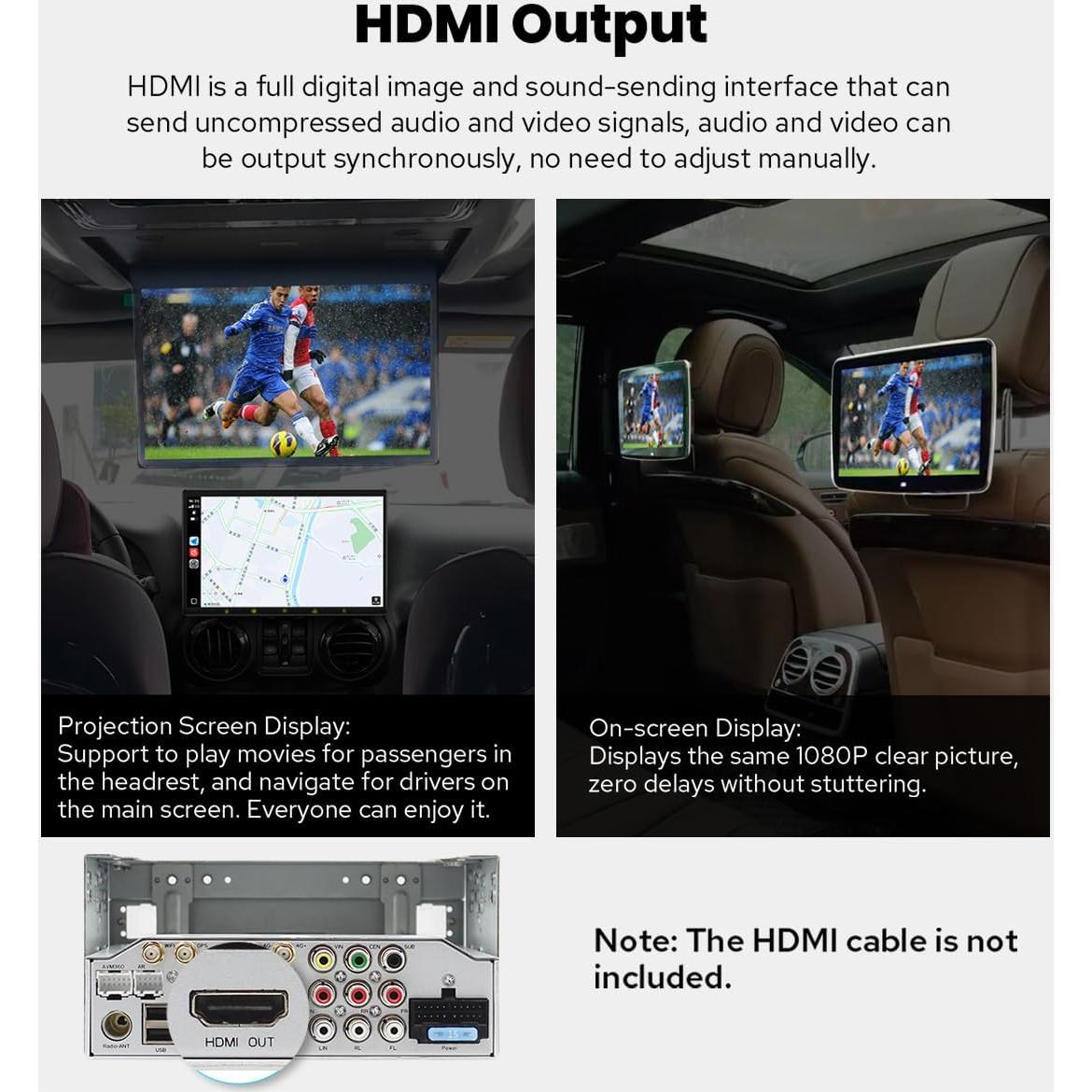 Estéreo de Coche Doble Din Joying JY-UTD13N8 13.3" Android 8GB+128GB