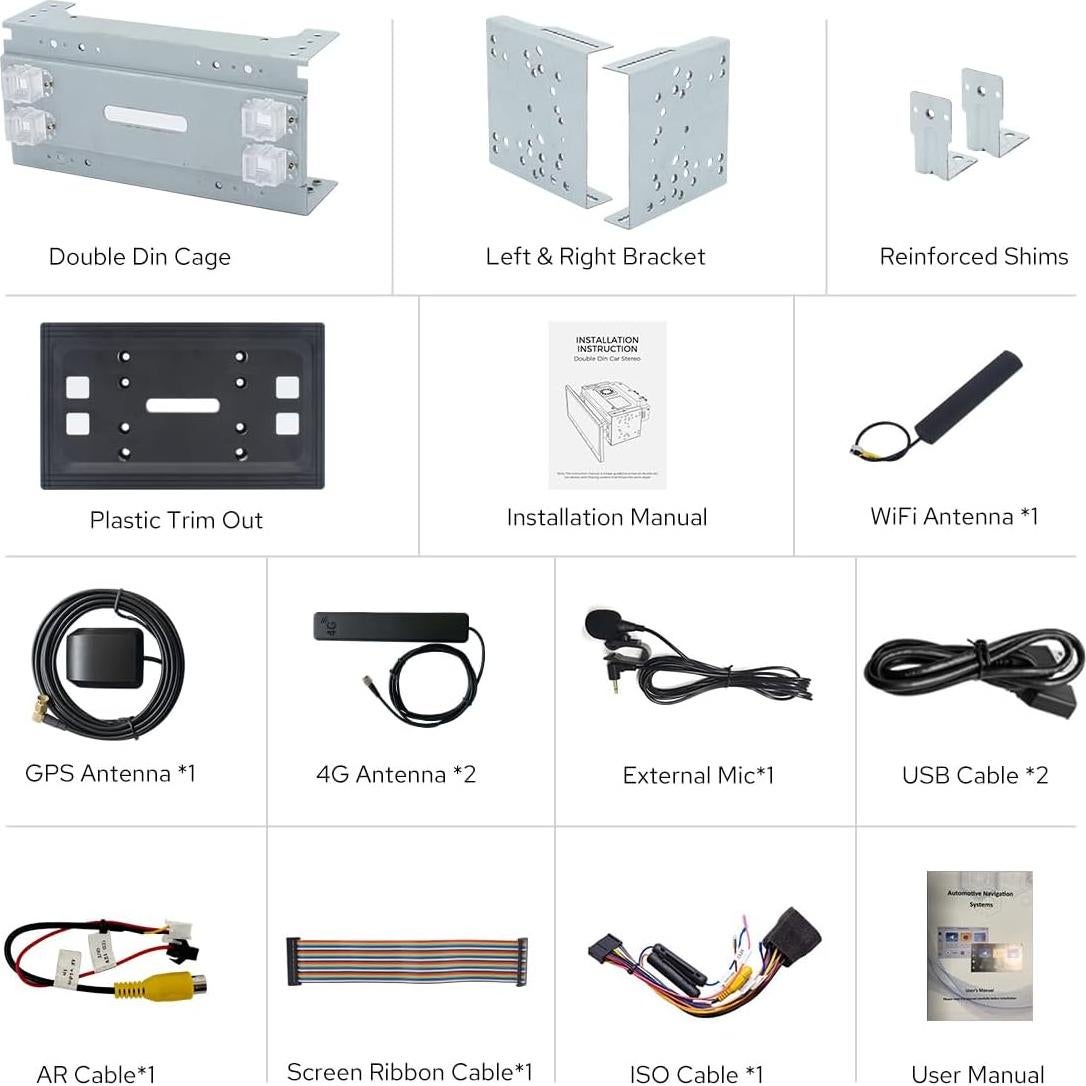 Estéreo de Coche Doble Din Joying JY-UTD13N8 13.3" Android 8GB+128GB