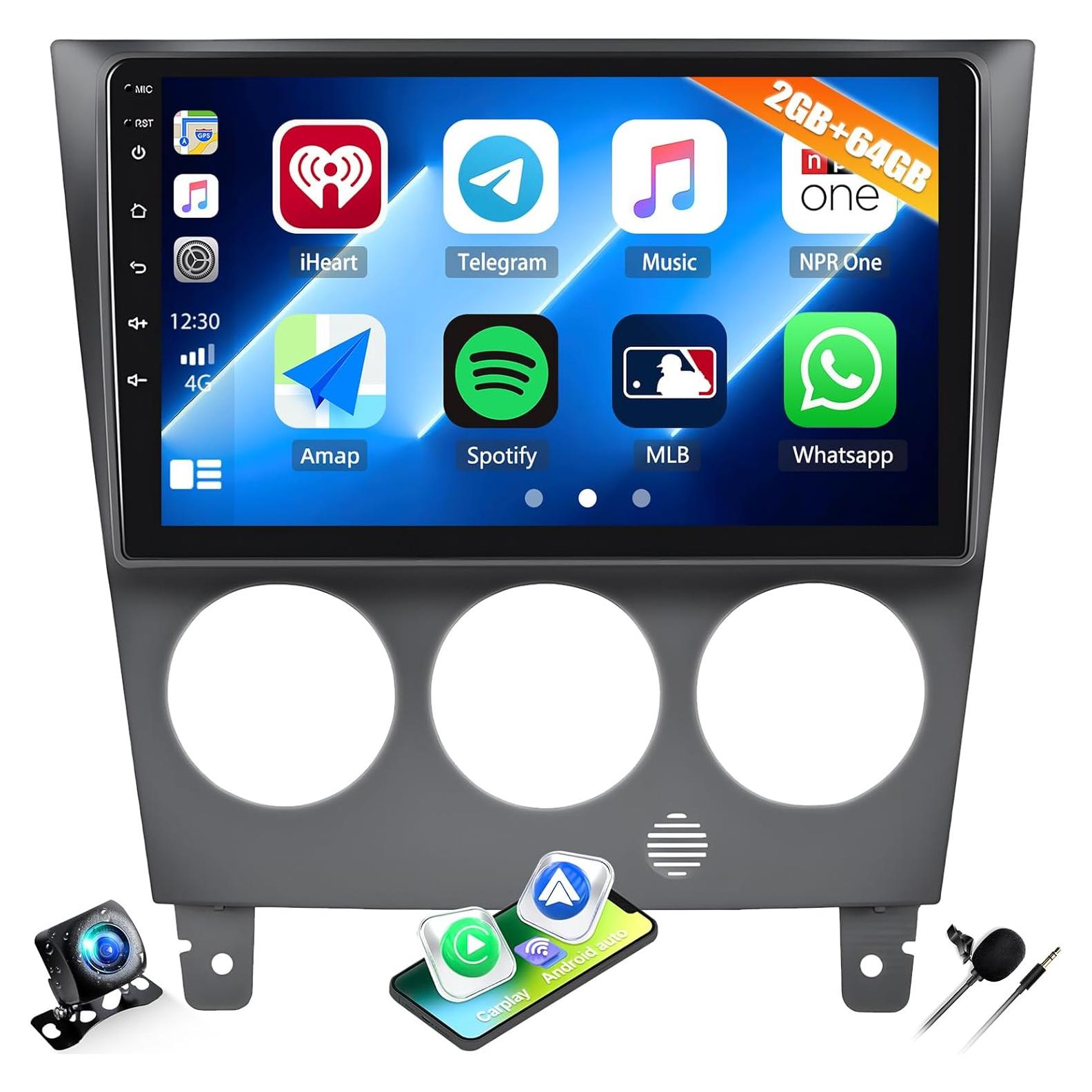 Estéreo de Coche CAMECHO Android 13 para Subaru Impreza 2003-2006