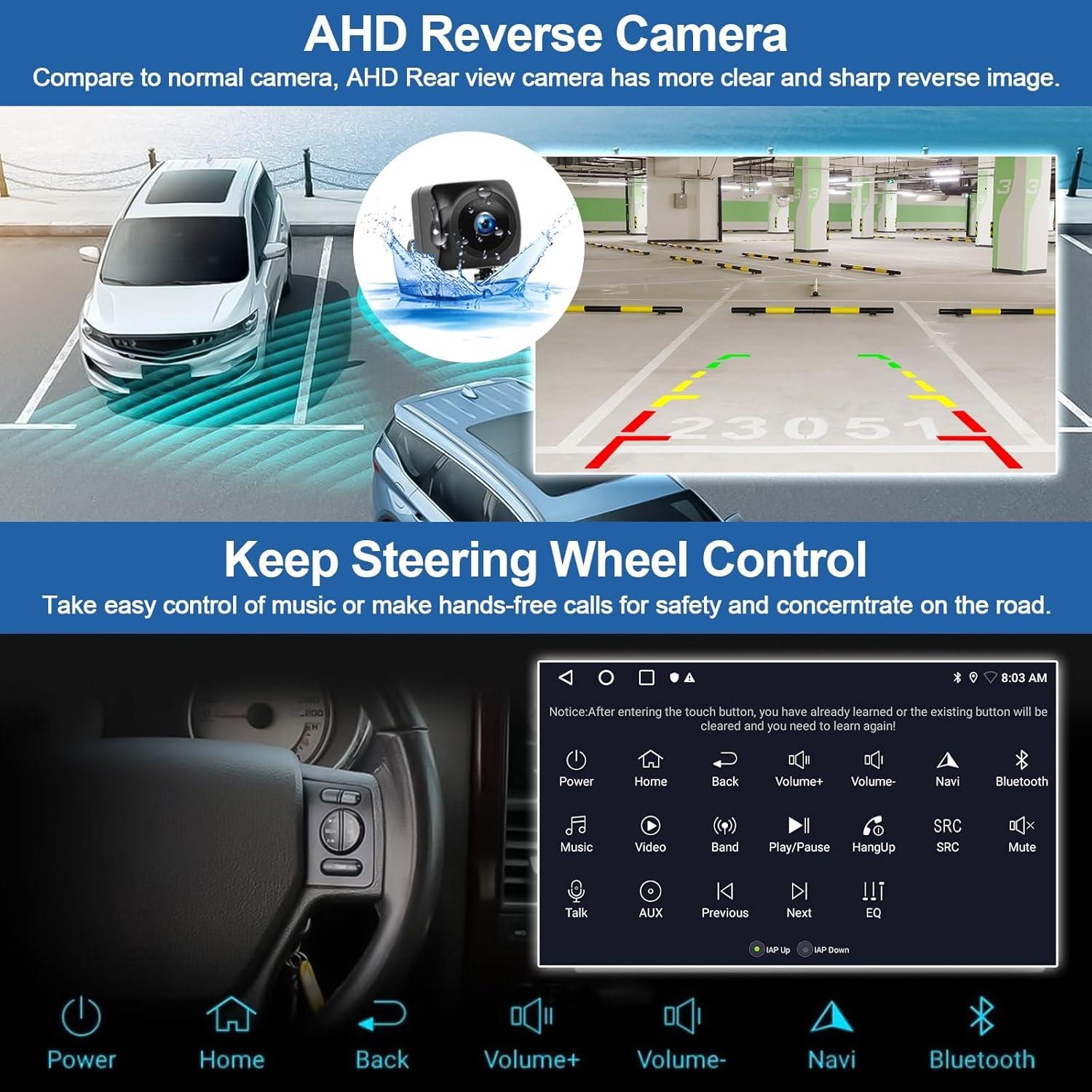 Estéreo de Coche CAMECHO Android 13 para Subaru Impreza 2003-2006