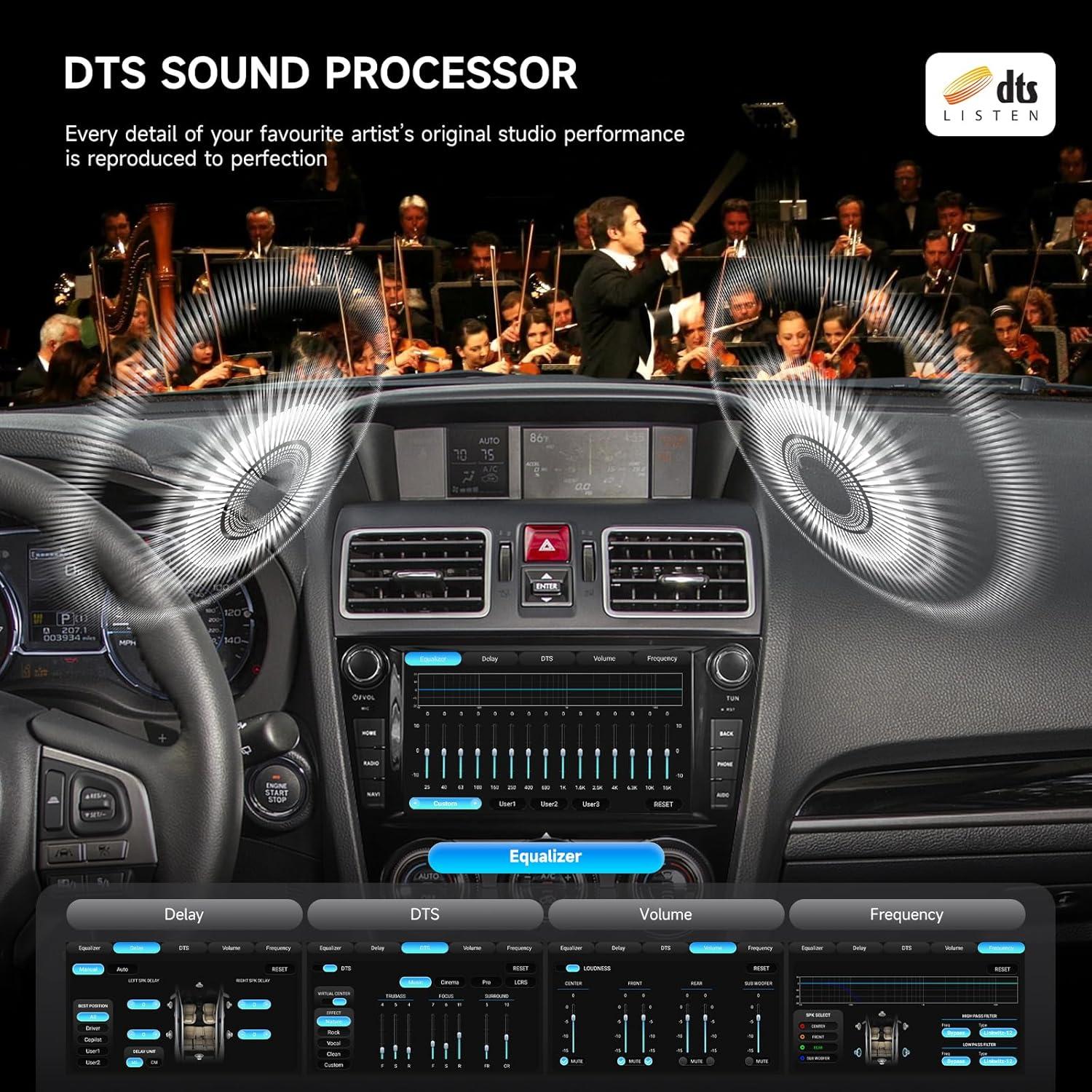 Unidad Estéreo Dasaita 8GB+256GB para Subaru Forester 2015-2018