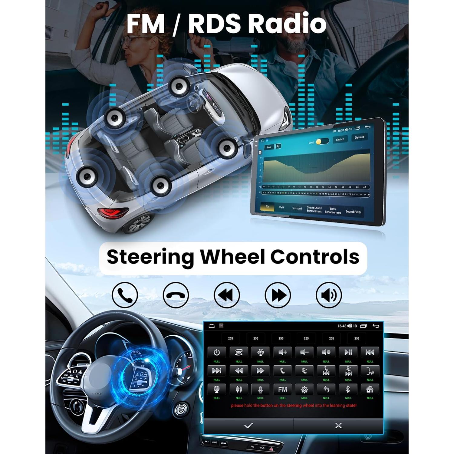 Radio de Coche Fortdows 9" HD IPS para Subaru Forester WRX