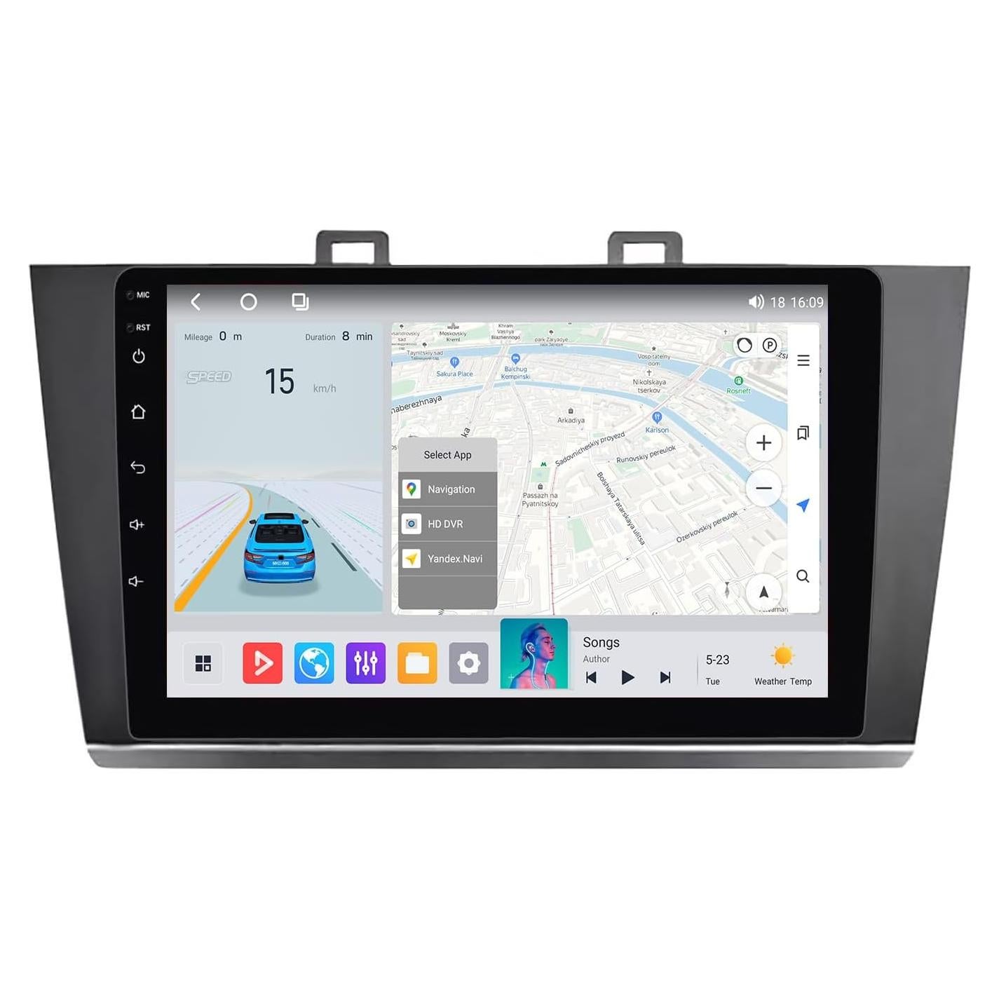 Estéreo Android 9" Mekede para Subaru Outback/Legacy 2015-2022