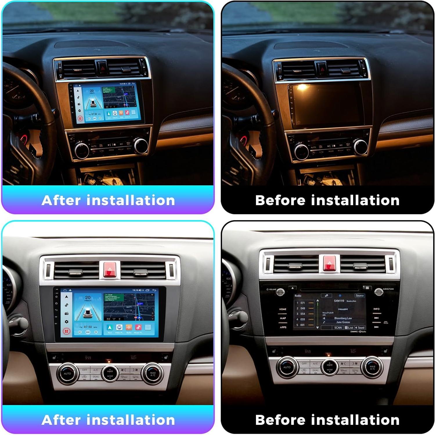 Estéreo Android 9" Mekede para Subaru Outback/Legacy 2015-2022