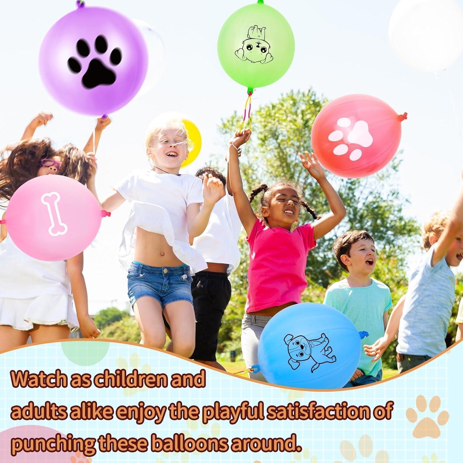 36 Globos de Golpe Temáticos de Perro HSLCGF para Fiestas