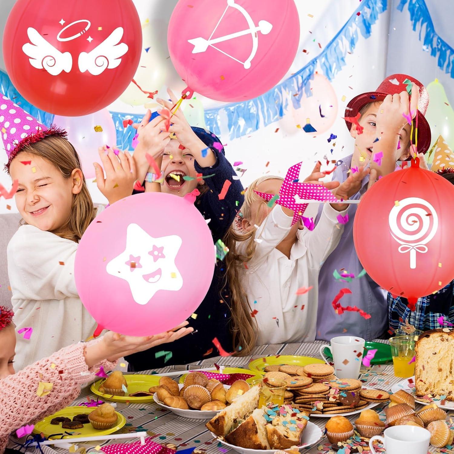 36 Globos de Golpe HSLCGF San Valentín Resistentes