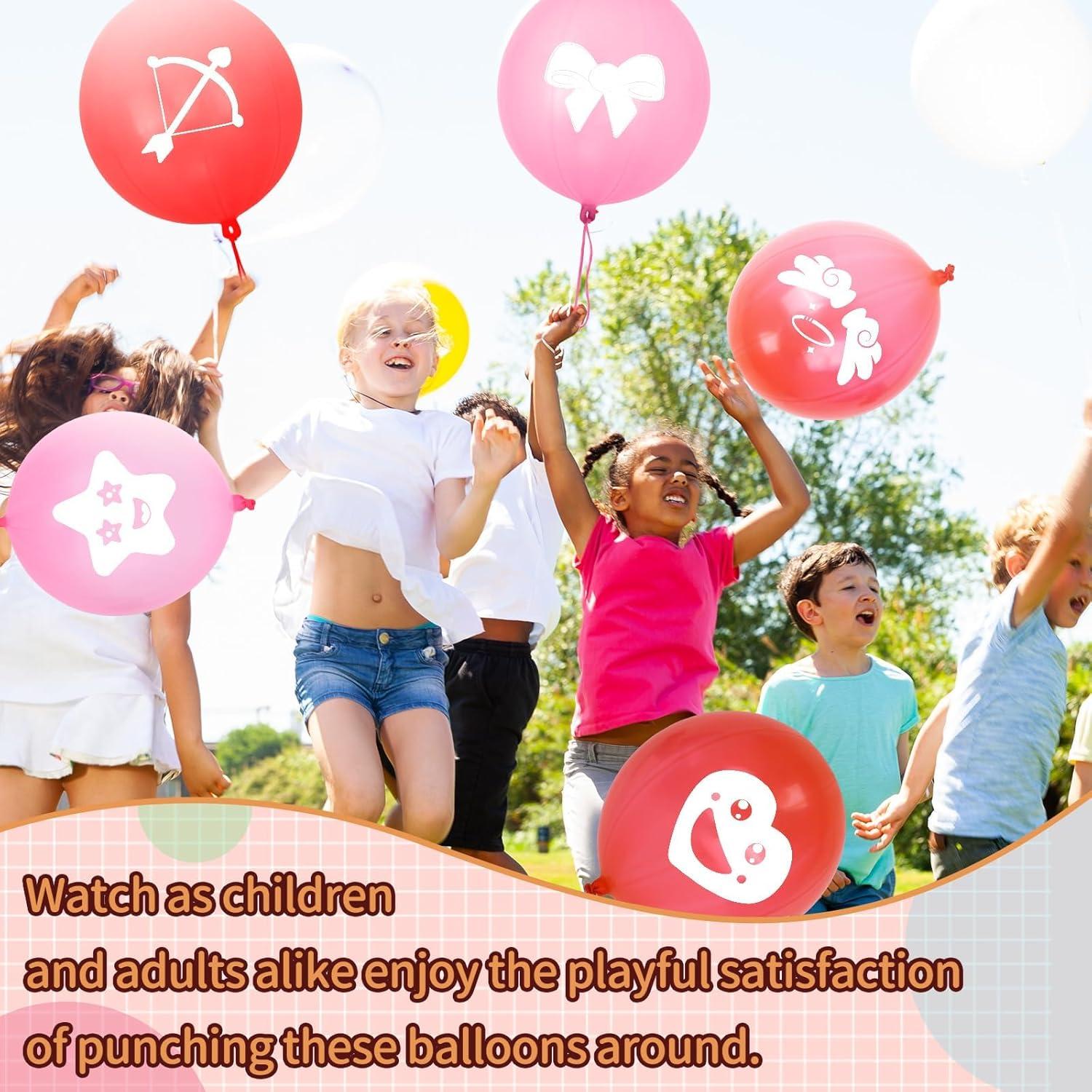 60 Globos de Golpe HSLCGF para San Valentín Resistentes