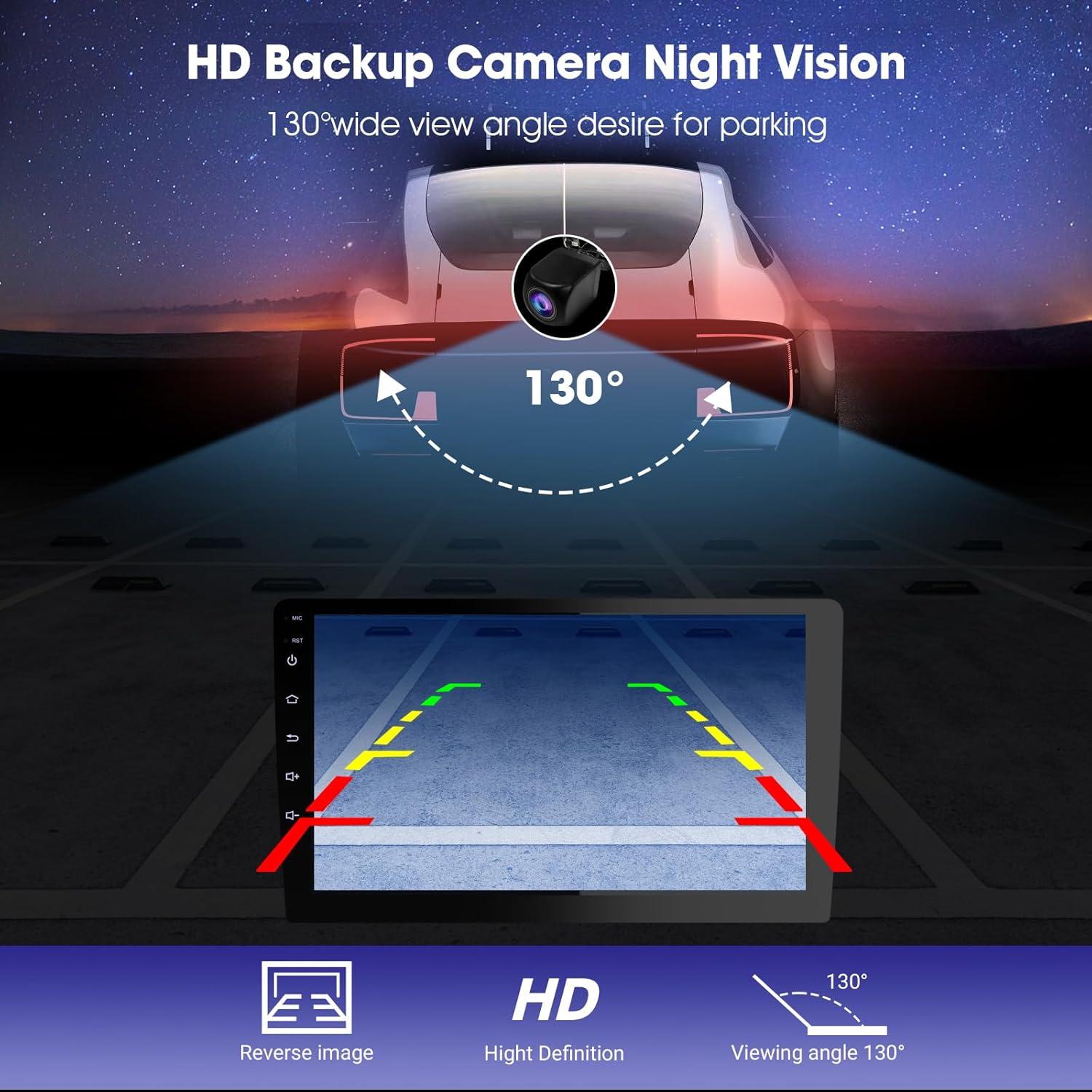 Estéreo Doble Din Haudio 9" CarPlay HD con Control por Voz