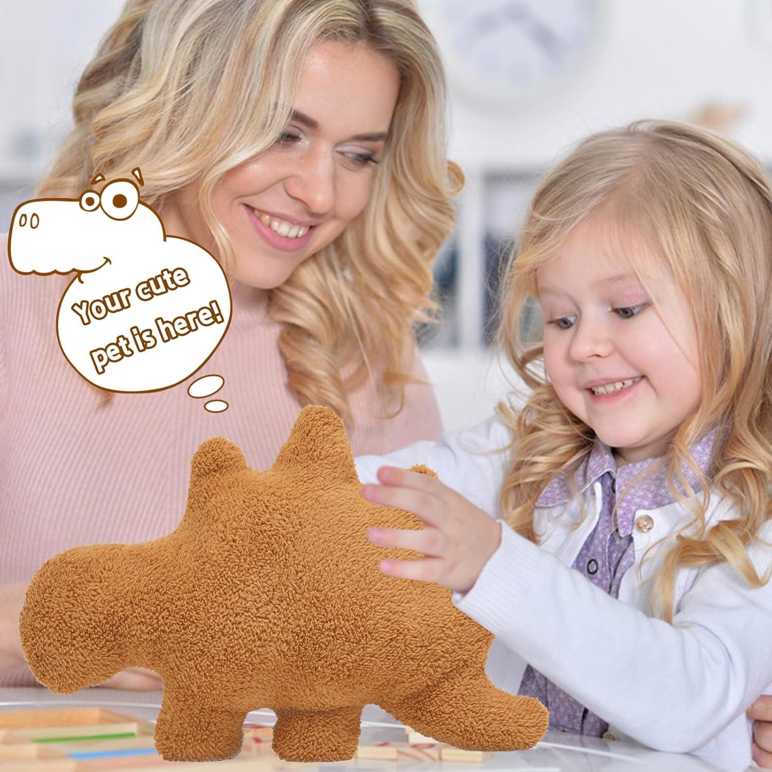 Almohada Dino Nugget TVVPGG 3 Piezas Suave para Niños