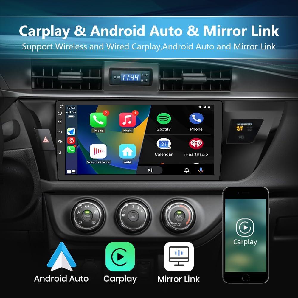 Estéreo Android 13 para Toyota Corolla 2014-2016 con CarPlay