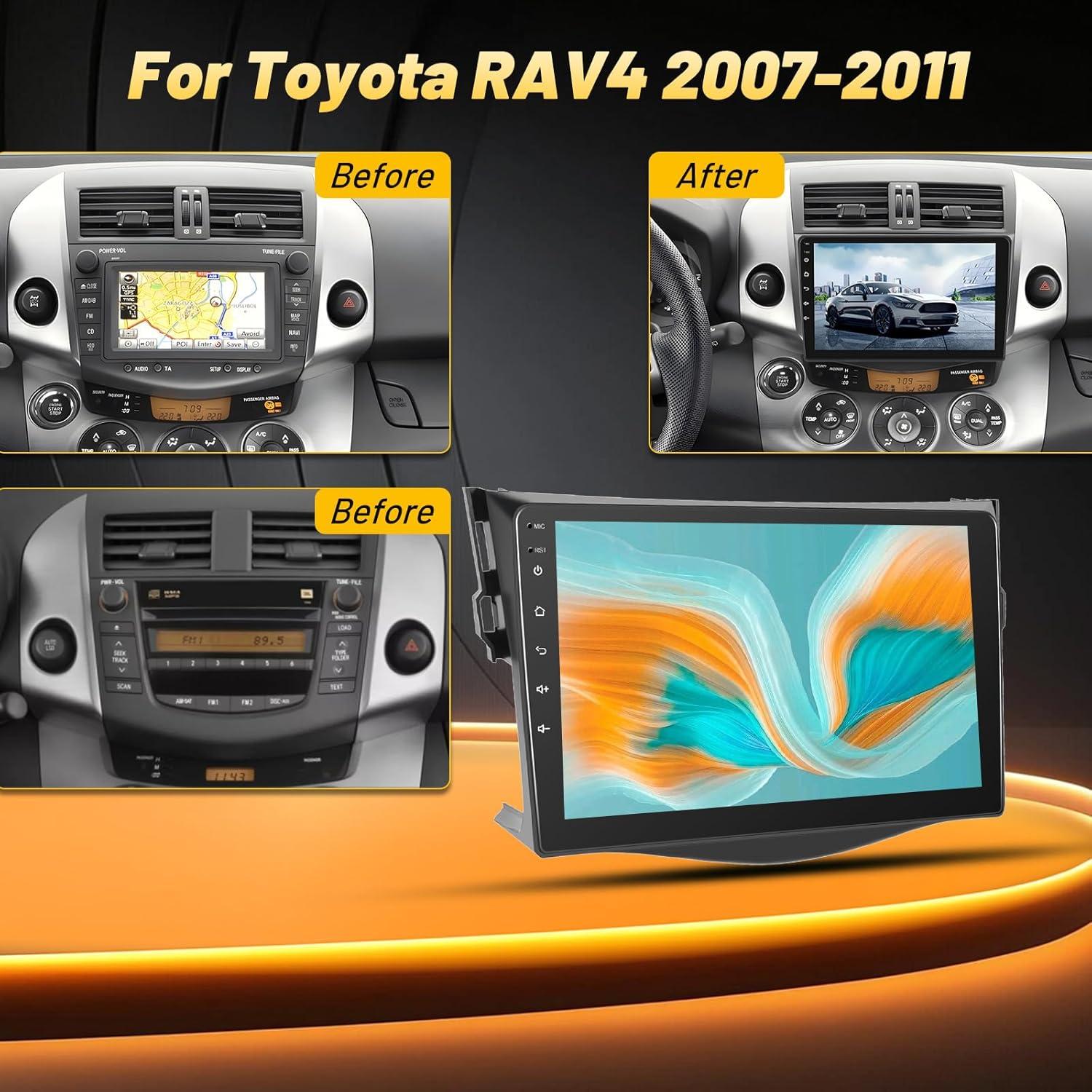 Estéreo de Coche EKAT 9" Android 2GB+64GB para Toyota RAV4 2007-2011