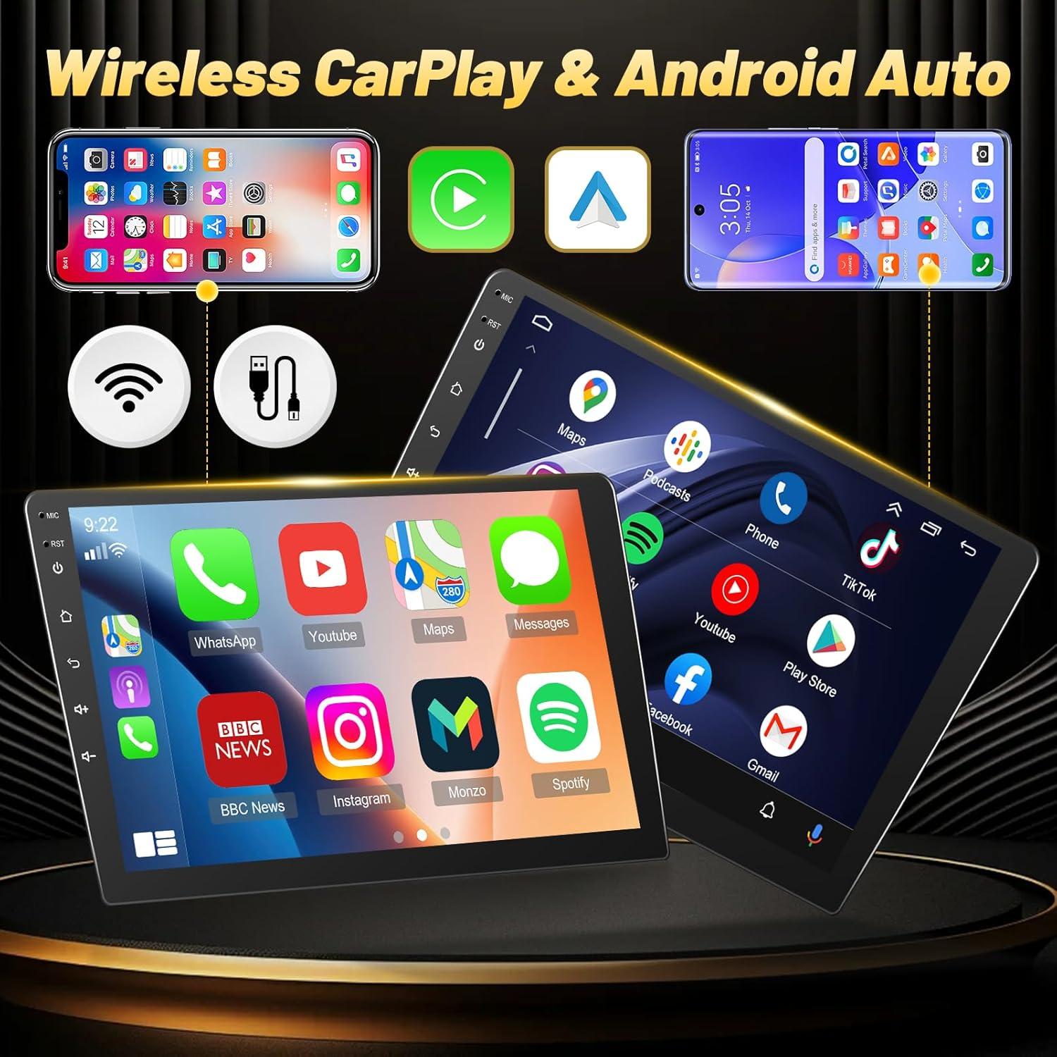 Estéreo de Coche EKAT 9" Android 2GB+64GB para Toyota RAV4 2007-2011