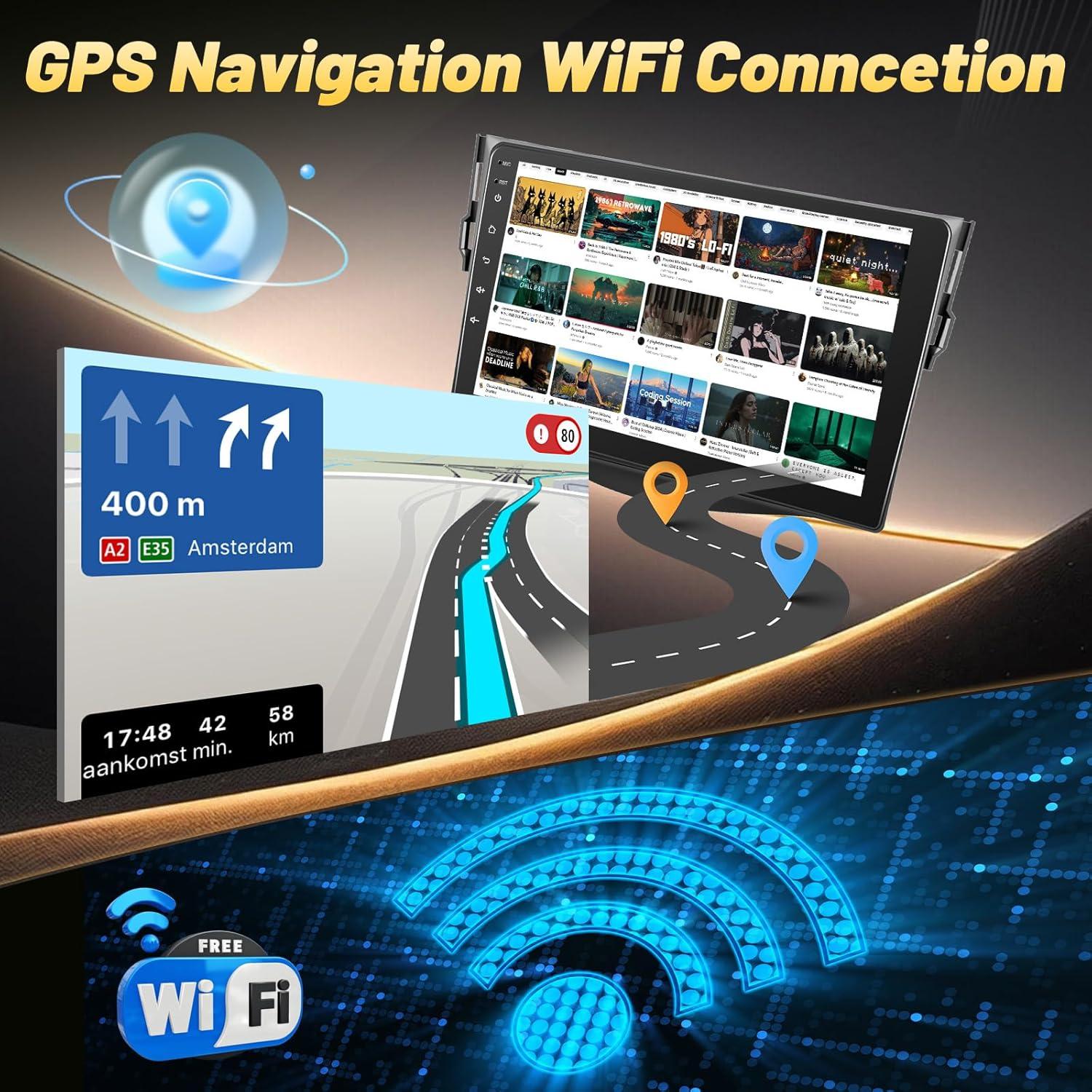 Estéreo de Coche EKAT 9" Android 2GB+64GB para Toyota RAV4 2007-2011