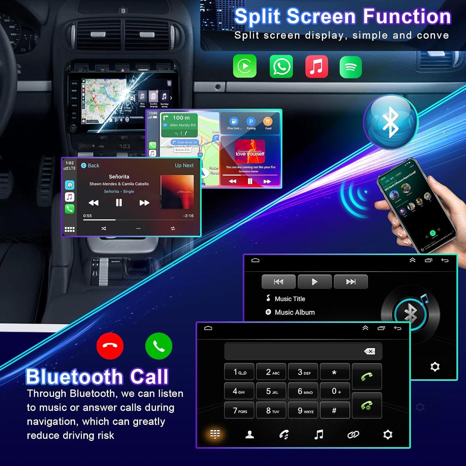 Estéreo Android 13 Loddery 7" para Toyota Corolla E120 2000-2006