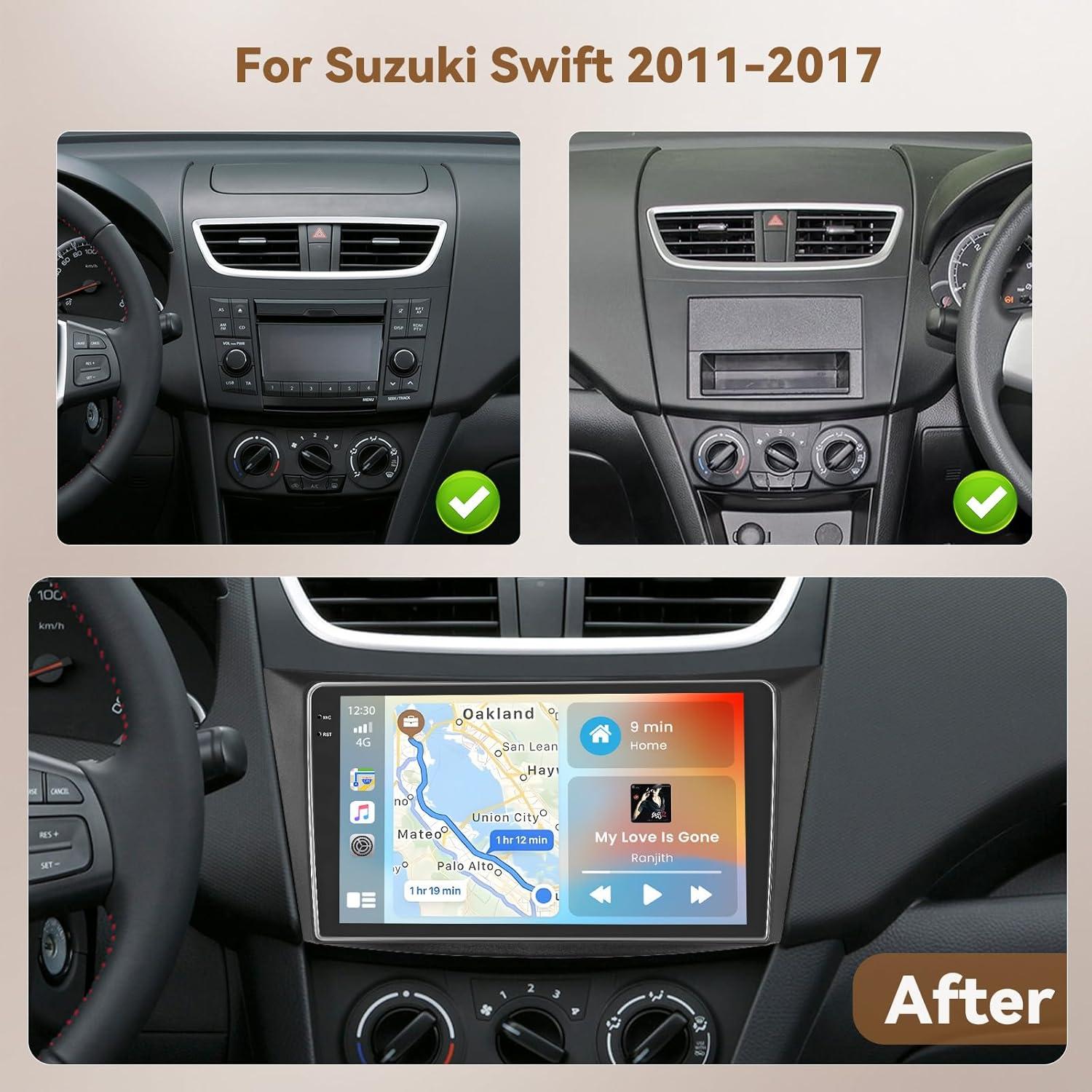 Estéreo de Coche Android Hikity 9'' para Suzuki Swift 2011-2017