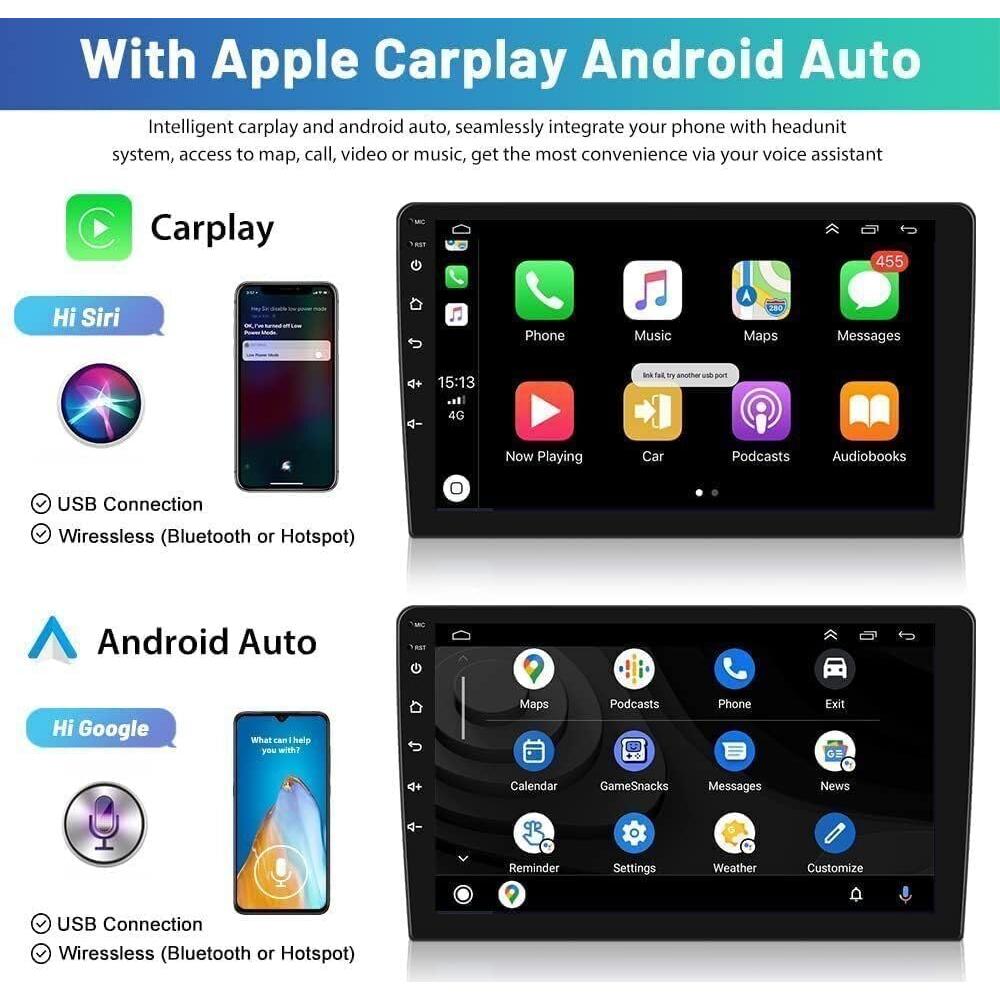 Radio Estéreo de Coche Alikali 9 Pulgadas Android 14 con Carplay para Suzuki Swift 2010-2016