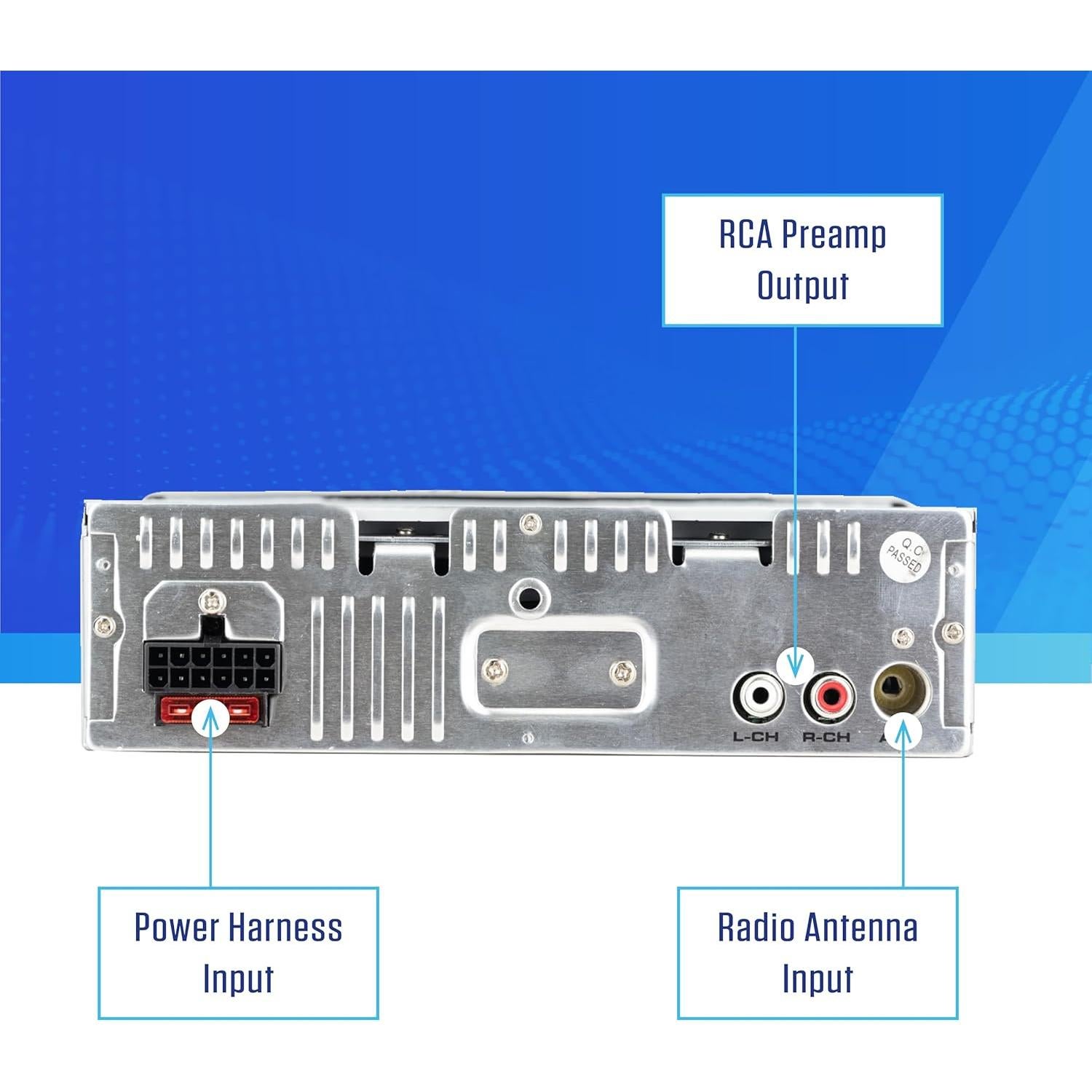 Estéreo de Coche Jensen JCR311 Bluetooth CD USB 1 DIN