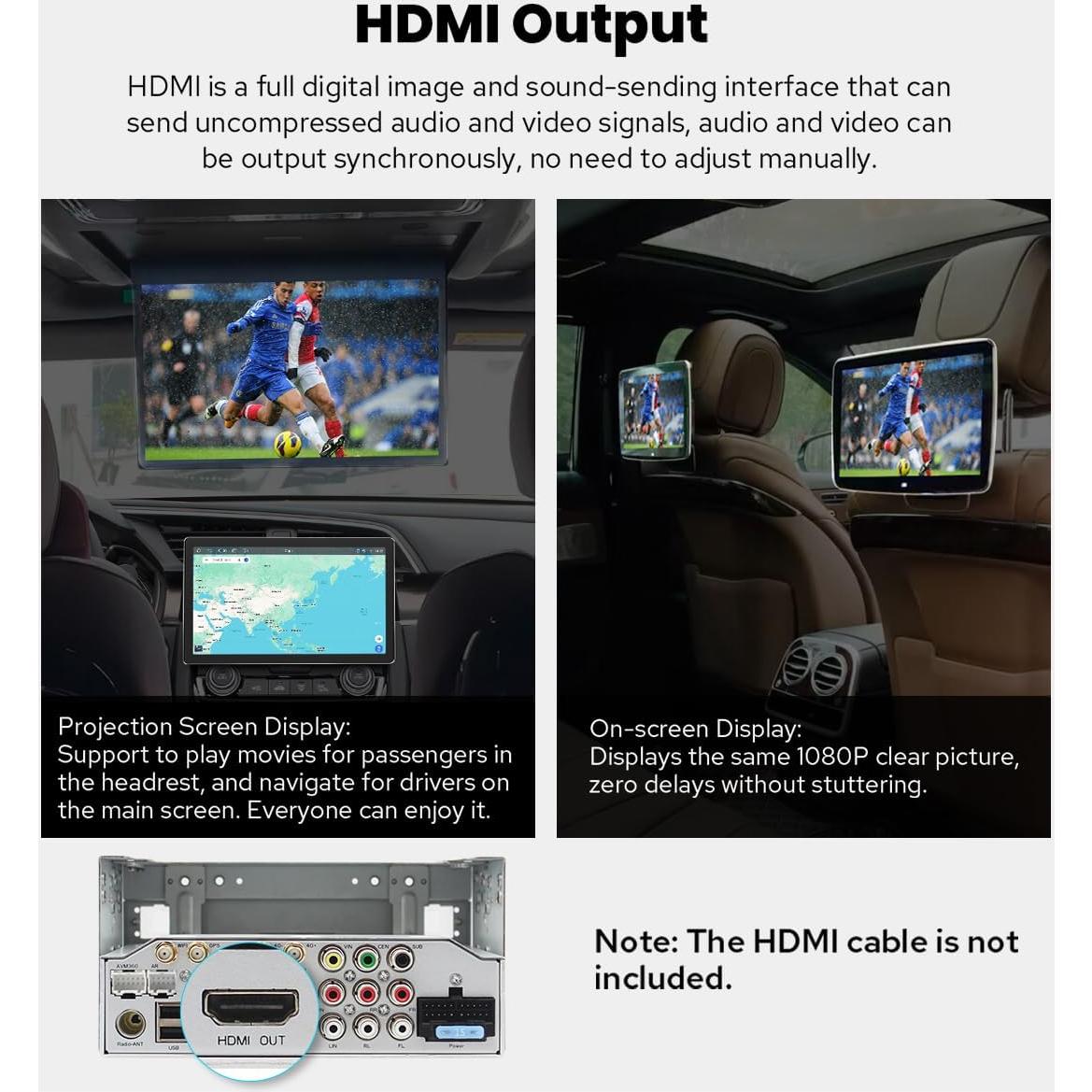 Estéreo de Coche JOYING Doble Din 11.5" Android 13 Bluetooth