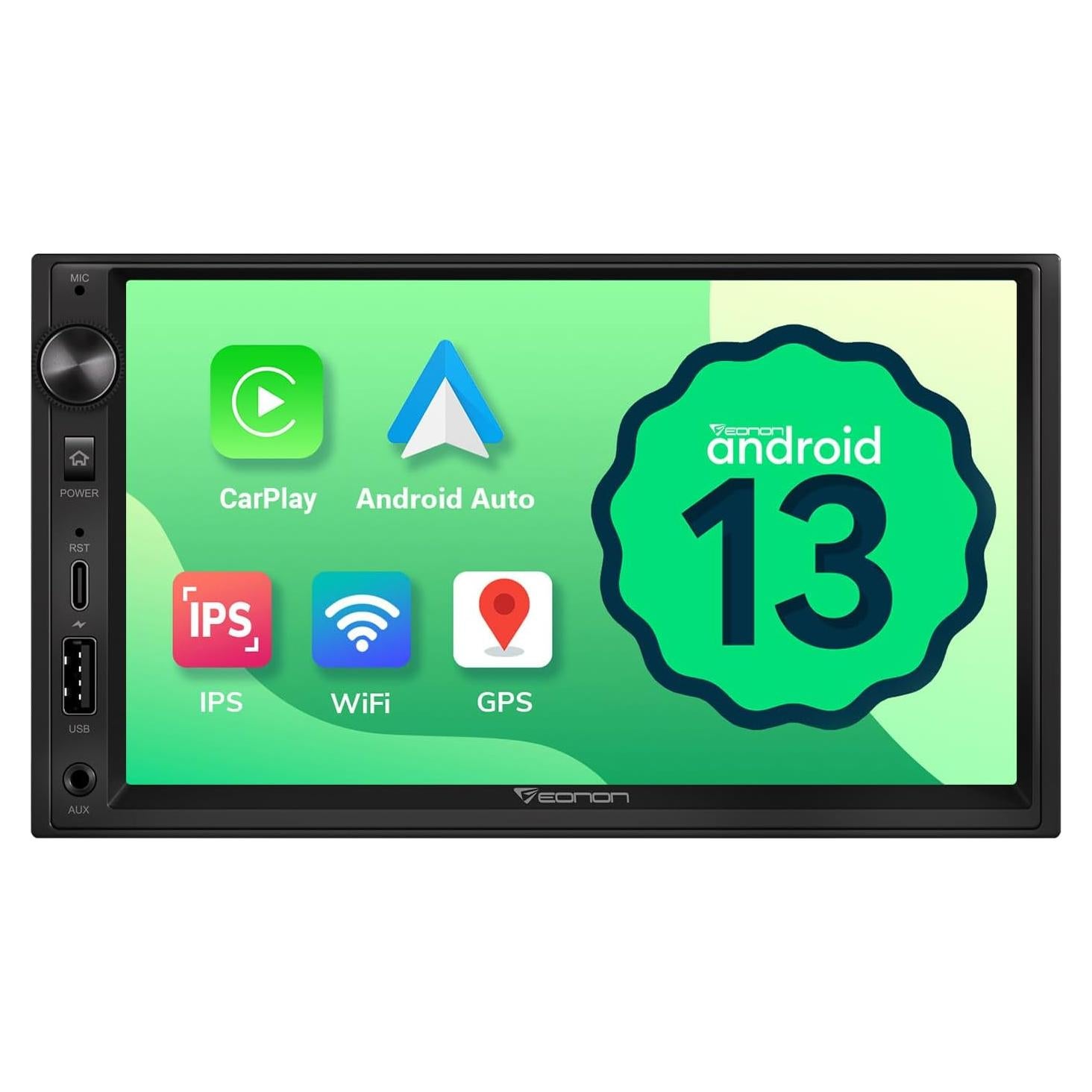 Estéreo de Coche Doble Din Eonon UA13 7" Android 13 Bluetooth