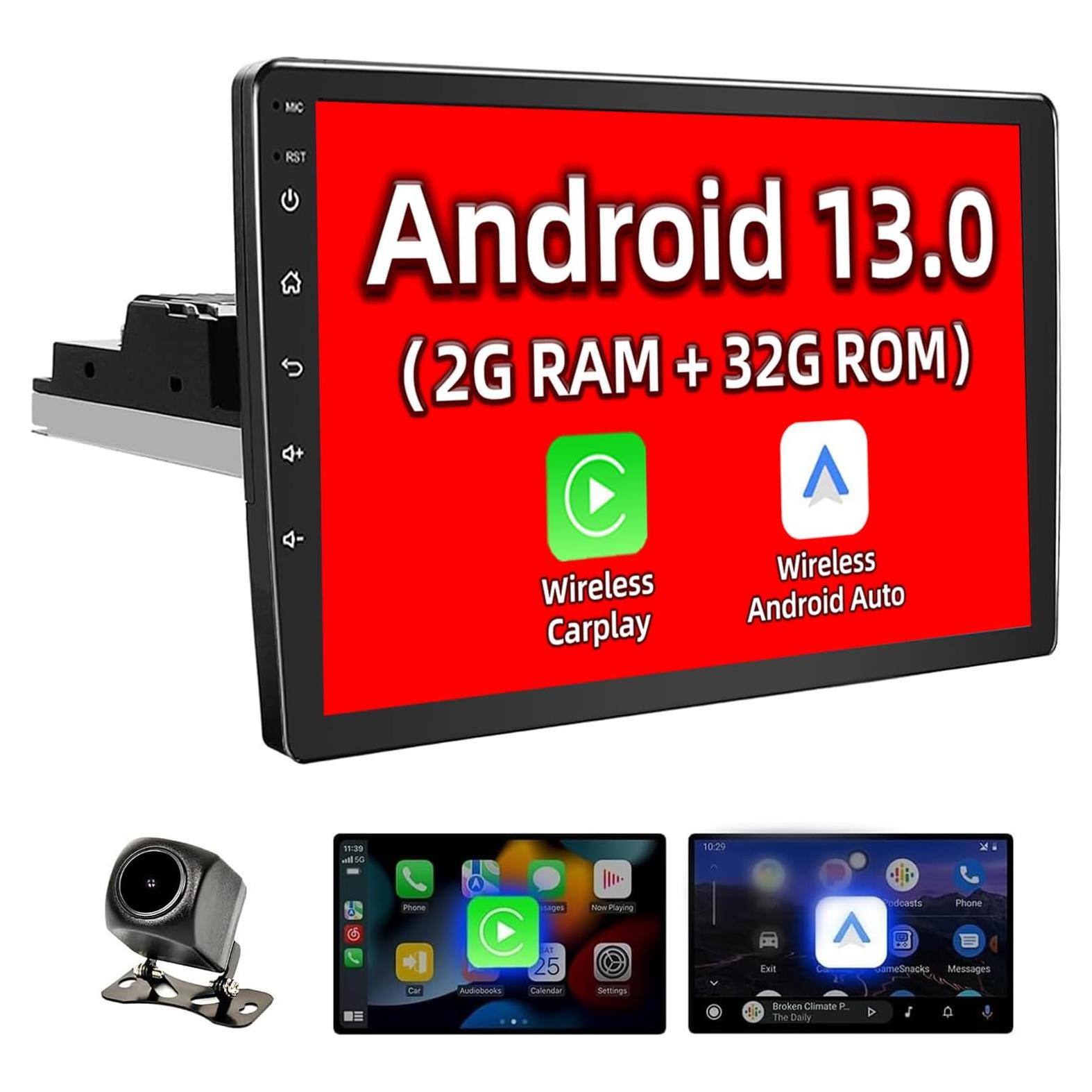 Estéreo de Coche Binize 10" Android 2+32GB Carplay Inalámbrico