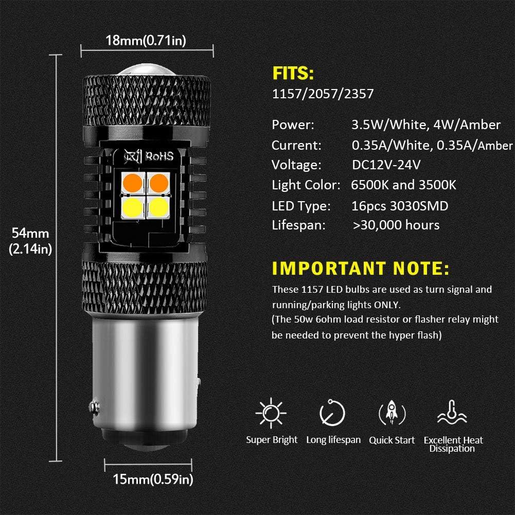 Bombillas LED Switchback AUXLIGHT 1157 16SMD 2 Piezas